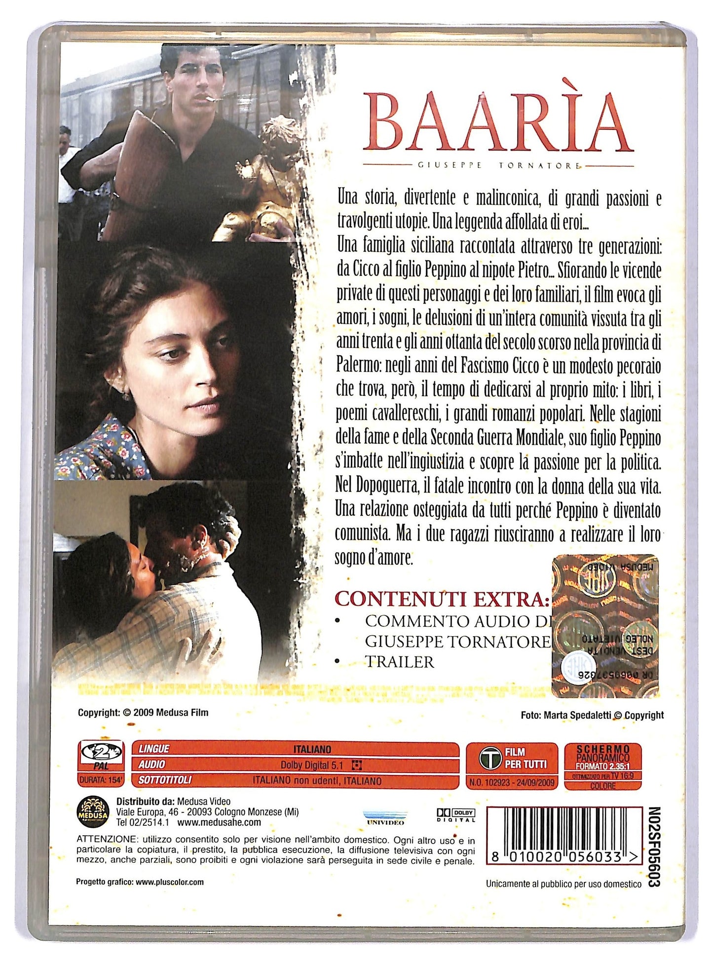 EBOND Baaria Di Giuseppe Tornatore DVD D754637