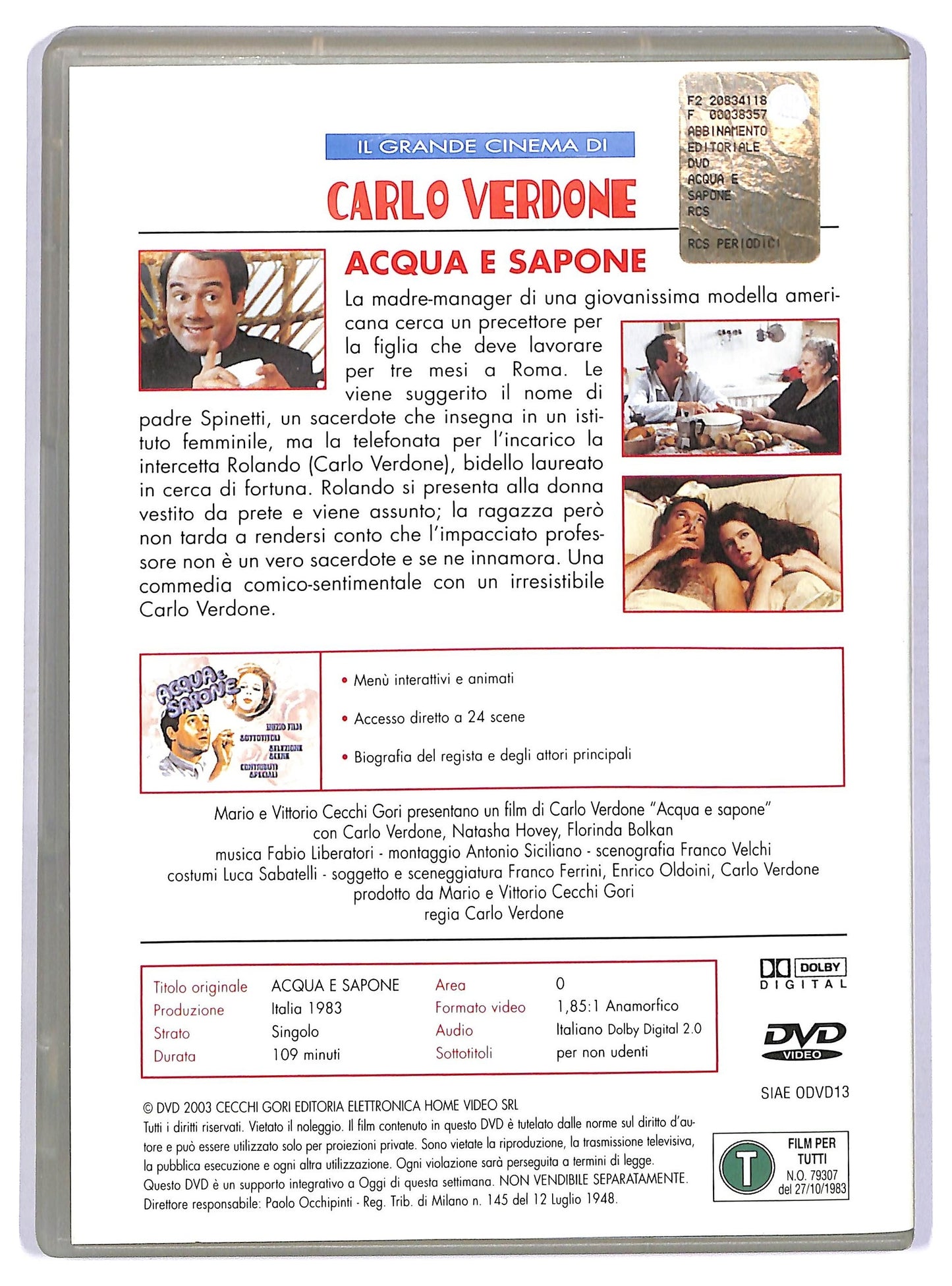 EBOND Acqua e sapone EDITORIALE DVD D754640