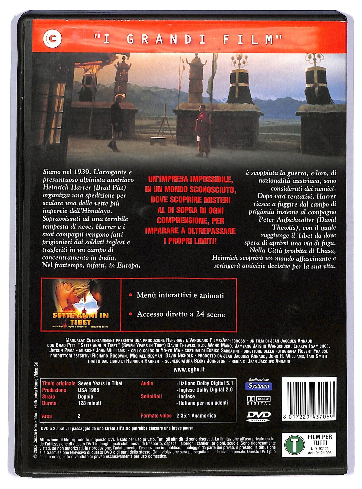 EBOND sette anni in tibet DVD D754656