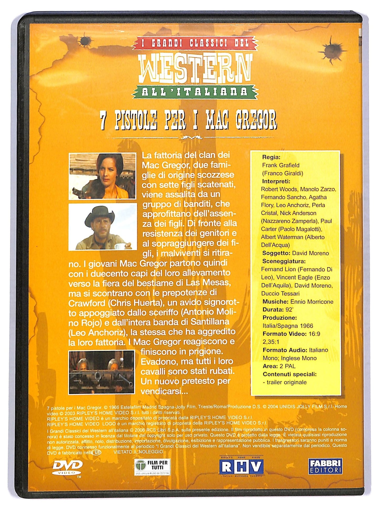 EBOND 7 pistole per i MacGregor EDITORIALE DVD D754708