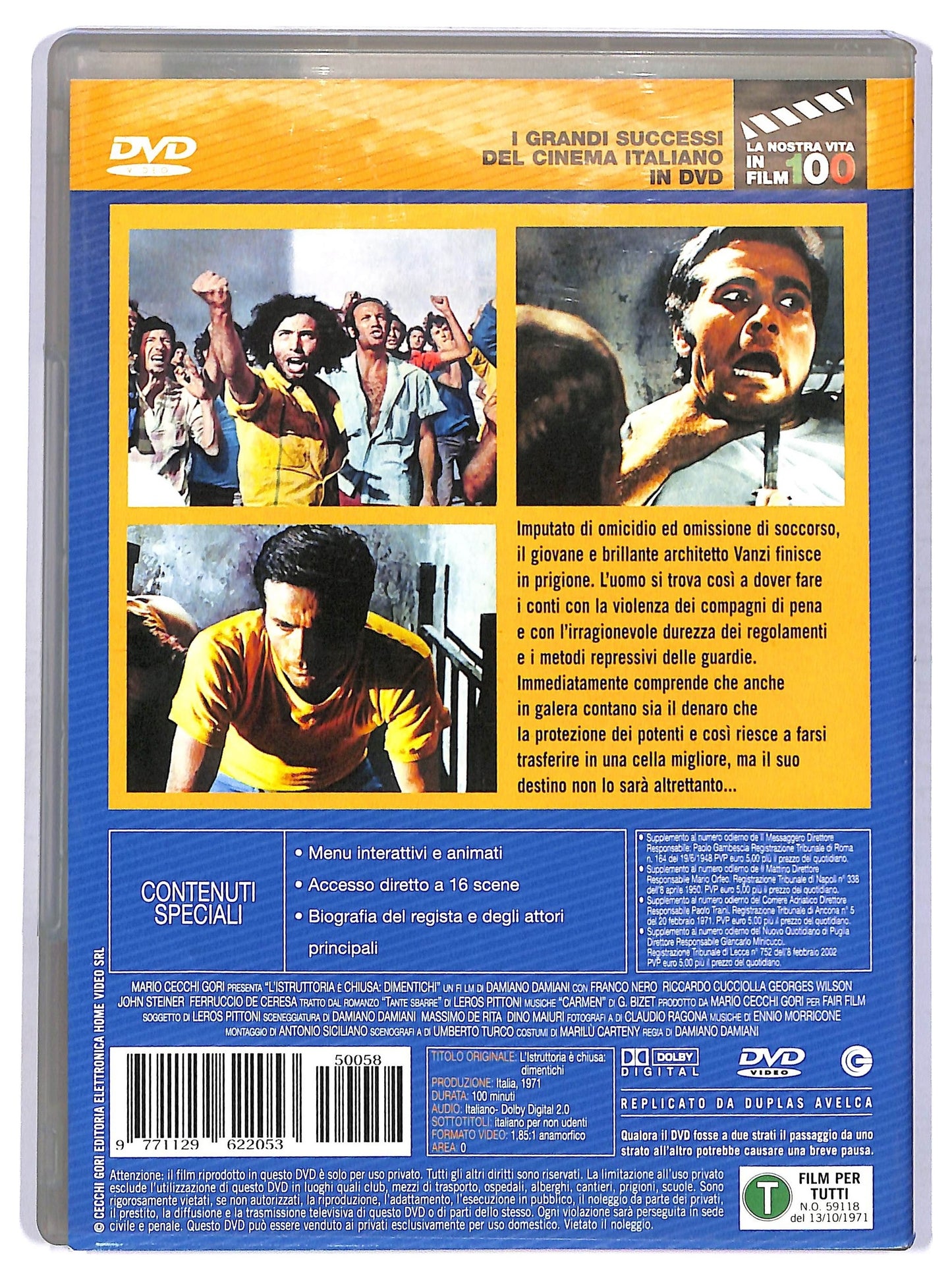 EBOND L'istruttoria e Chiusa: Dimentichi DVD Editoriale D754721