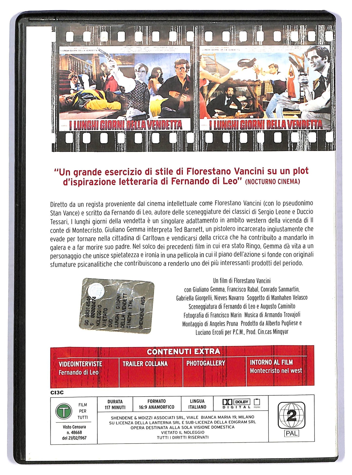 EBOND I lunghi giorni della vendetta EDITORIALE DVD D754742