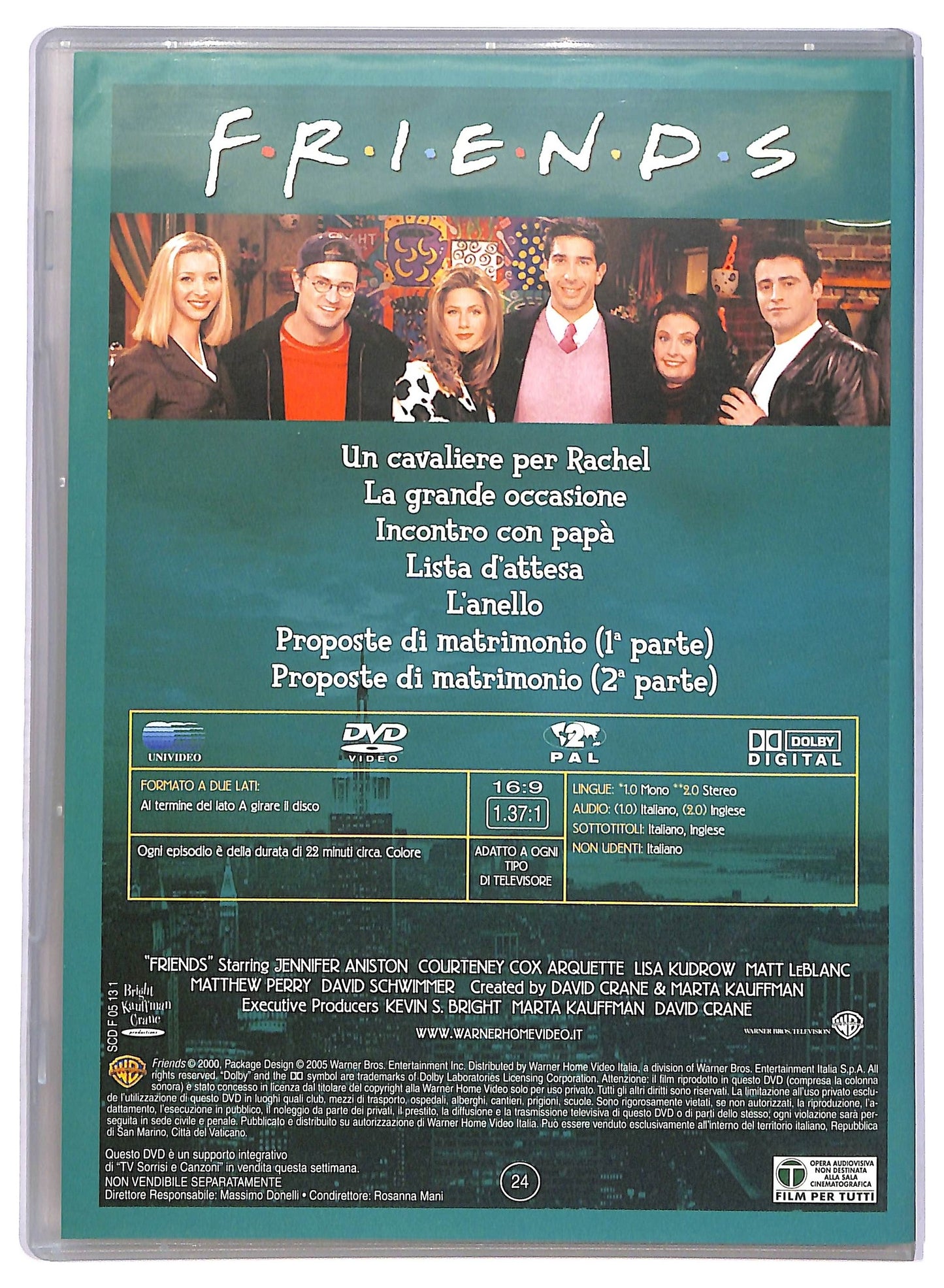 EBOND Friends Stagione 6 Episodi 19 - 25 EDITORIALE DVD D754903