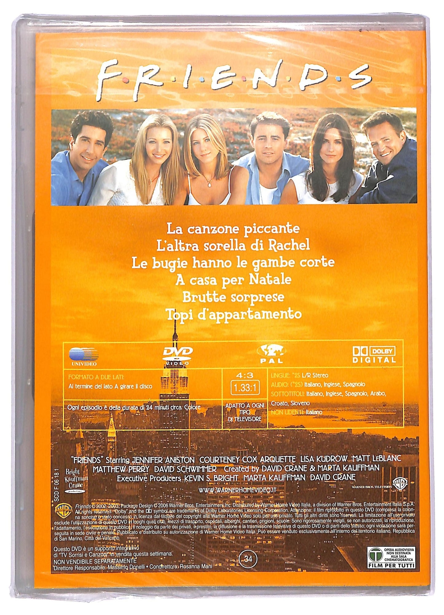 EBOND Friends Stagione 9 Episodi 7 a 12 EDITORIALE DVD D754908