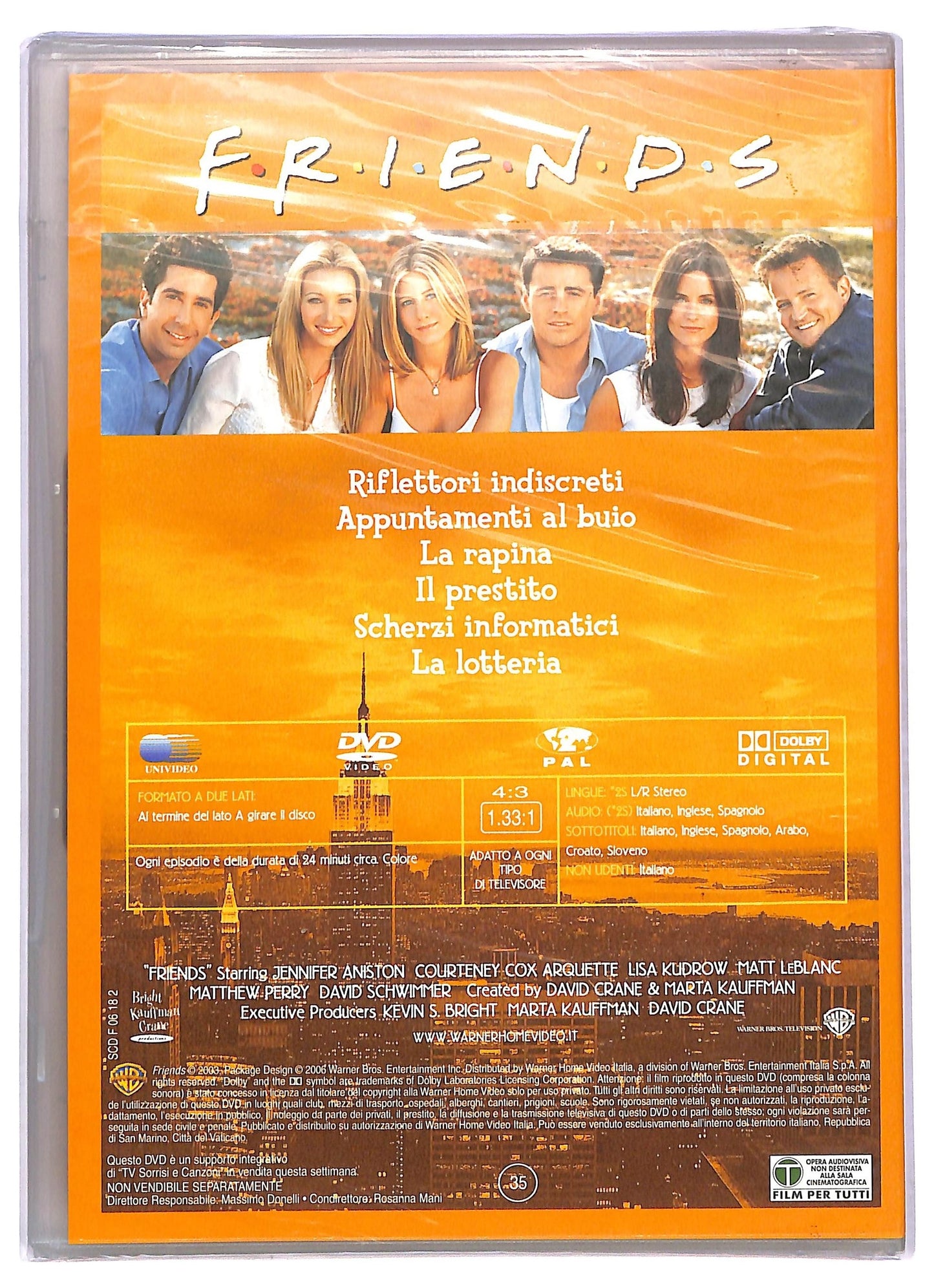 EBOND Friends Stagione 9 Episodi 13 - 18 EDITORIALE DVD D754910
