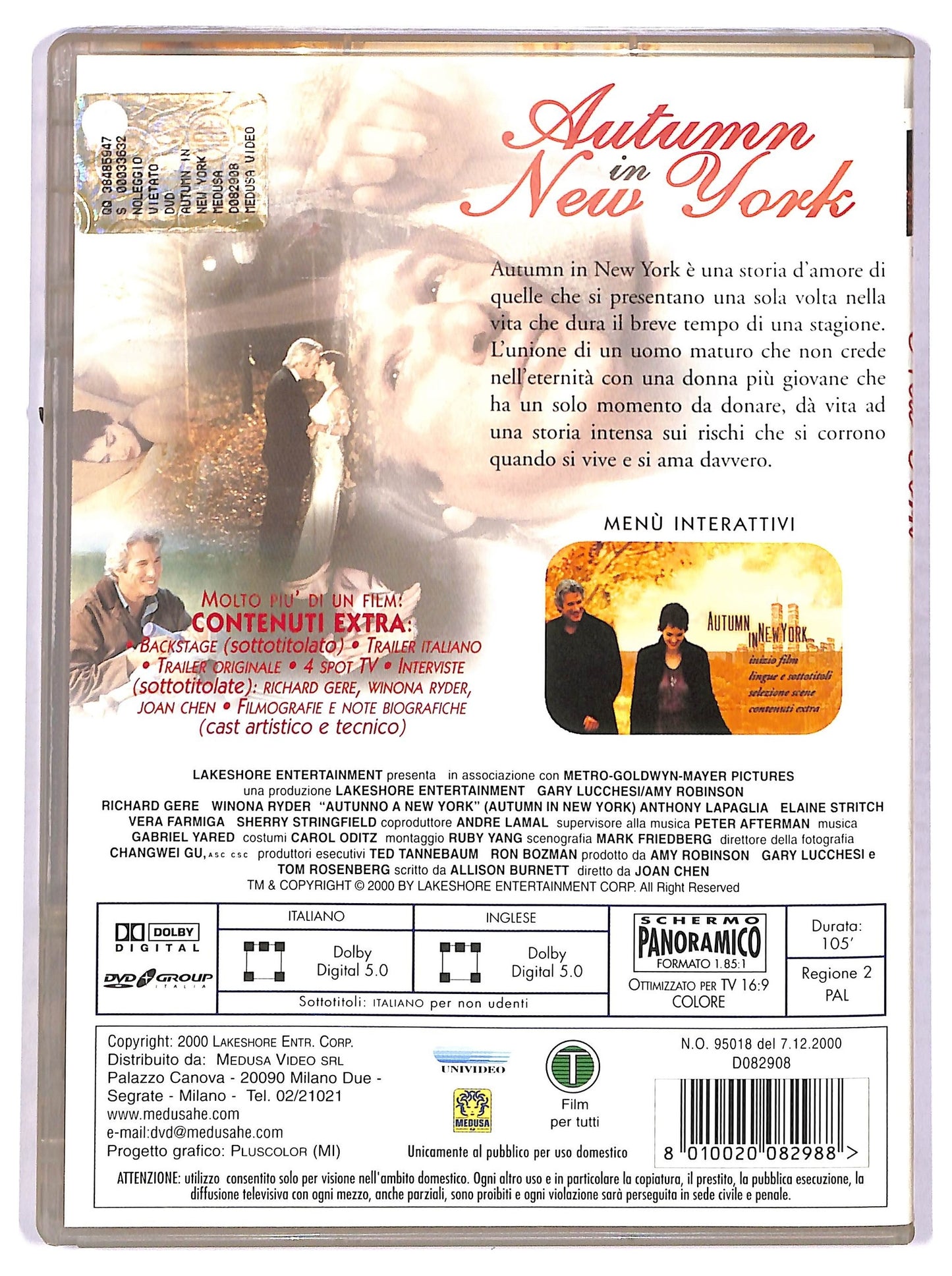 EBOND autumn in new york DVD D754934