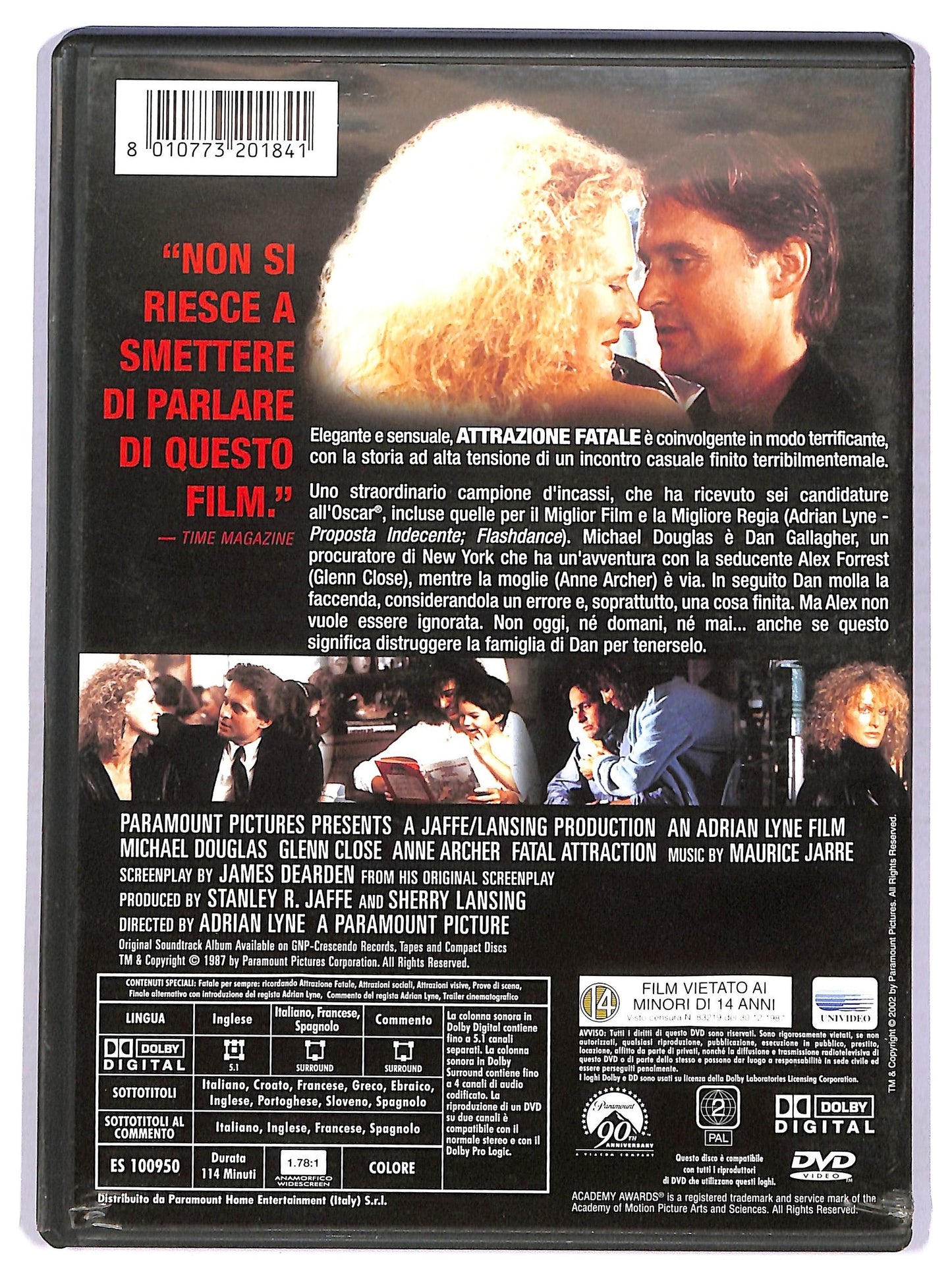 EBOND Attrazione fatale- Ex Noleggio DVD D755052