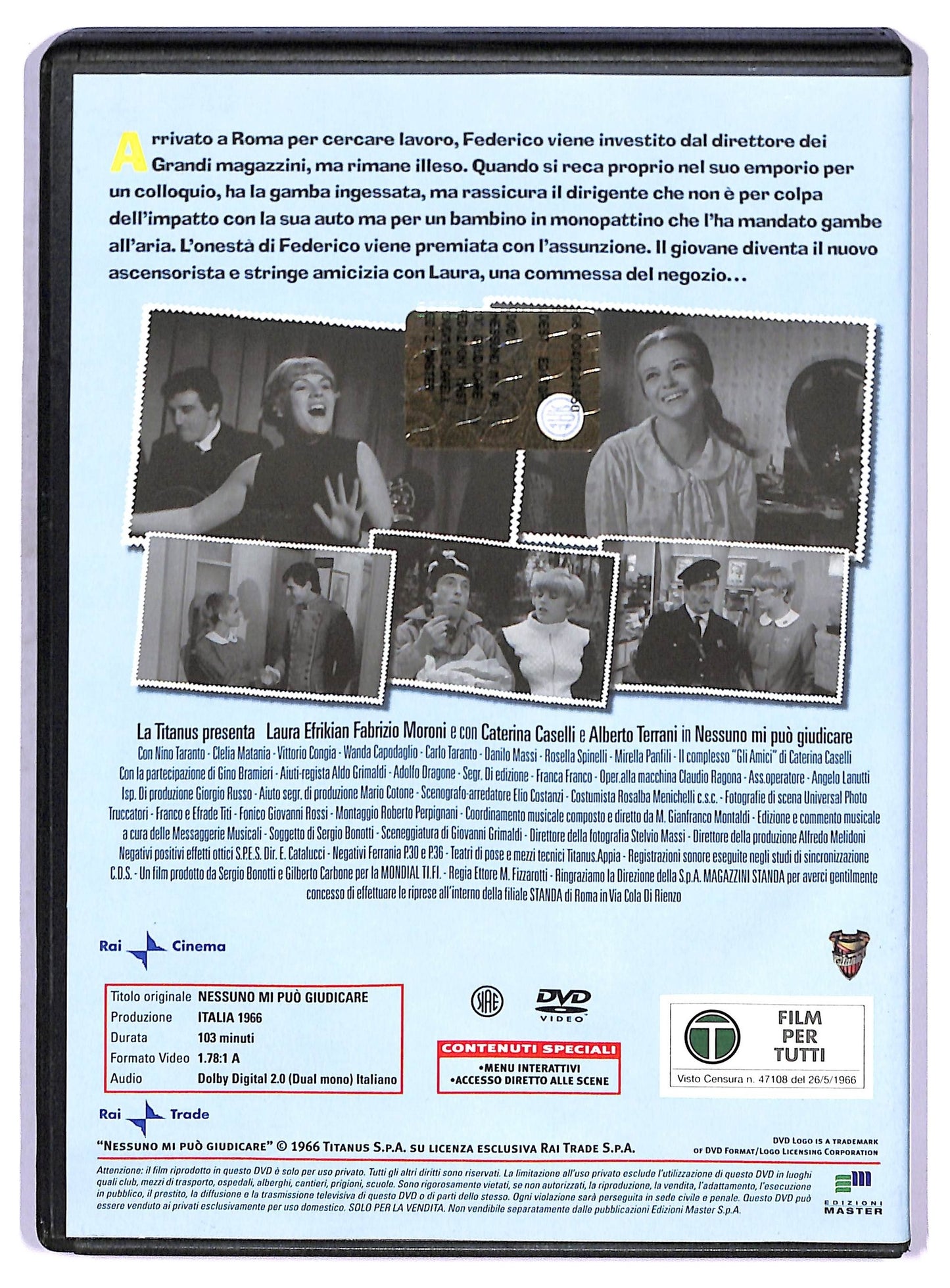 EBOND Nessuno mi puo giudicare EDITORIALE DVD D755151