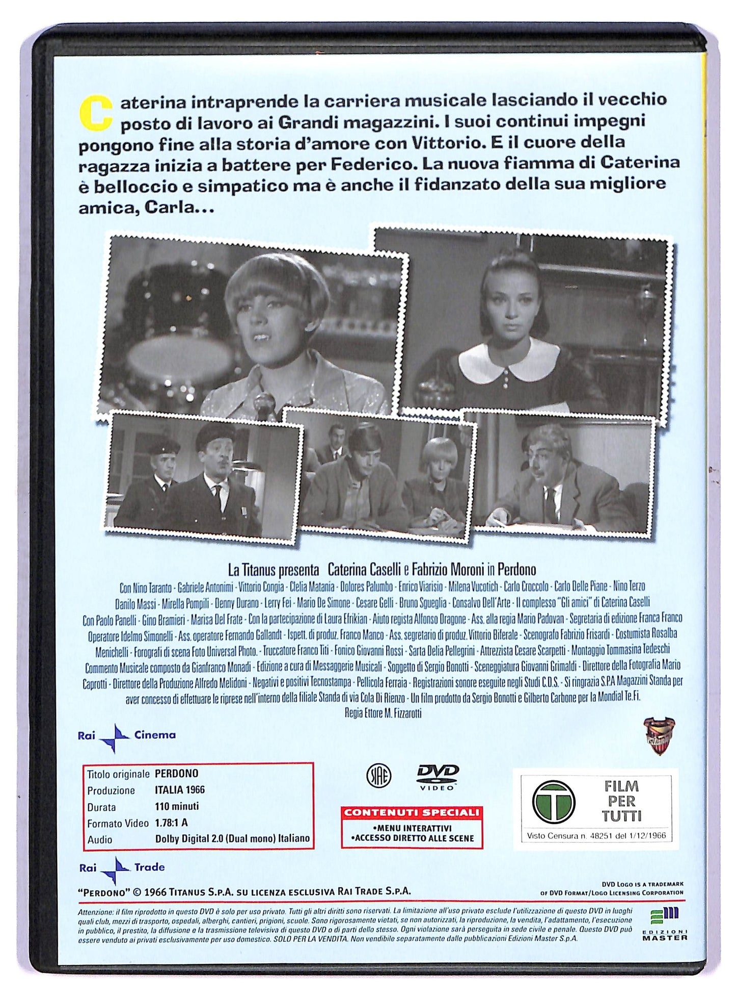 EBOND Perdono EDITORIALE DVD D755152