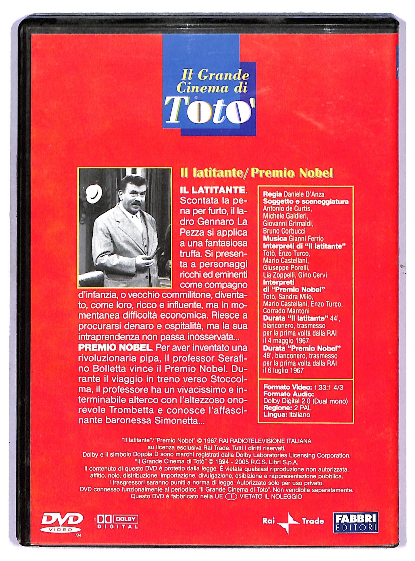 EBOND il latitante - premio nobel EDITORIALE DVD D755162