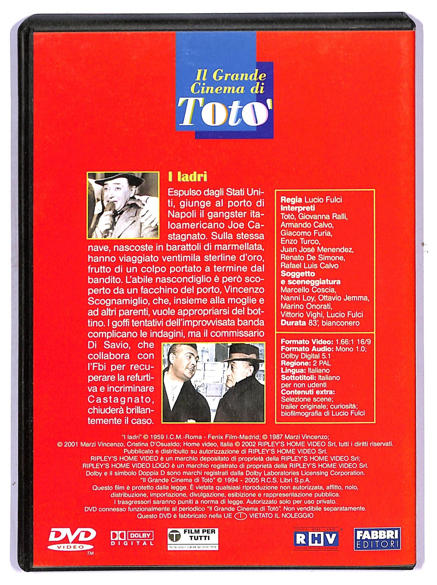 EBOND I ladri EDITORIALE DVD D755164
