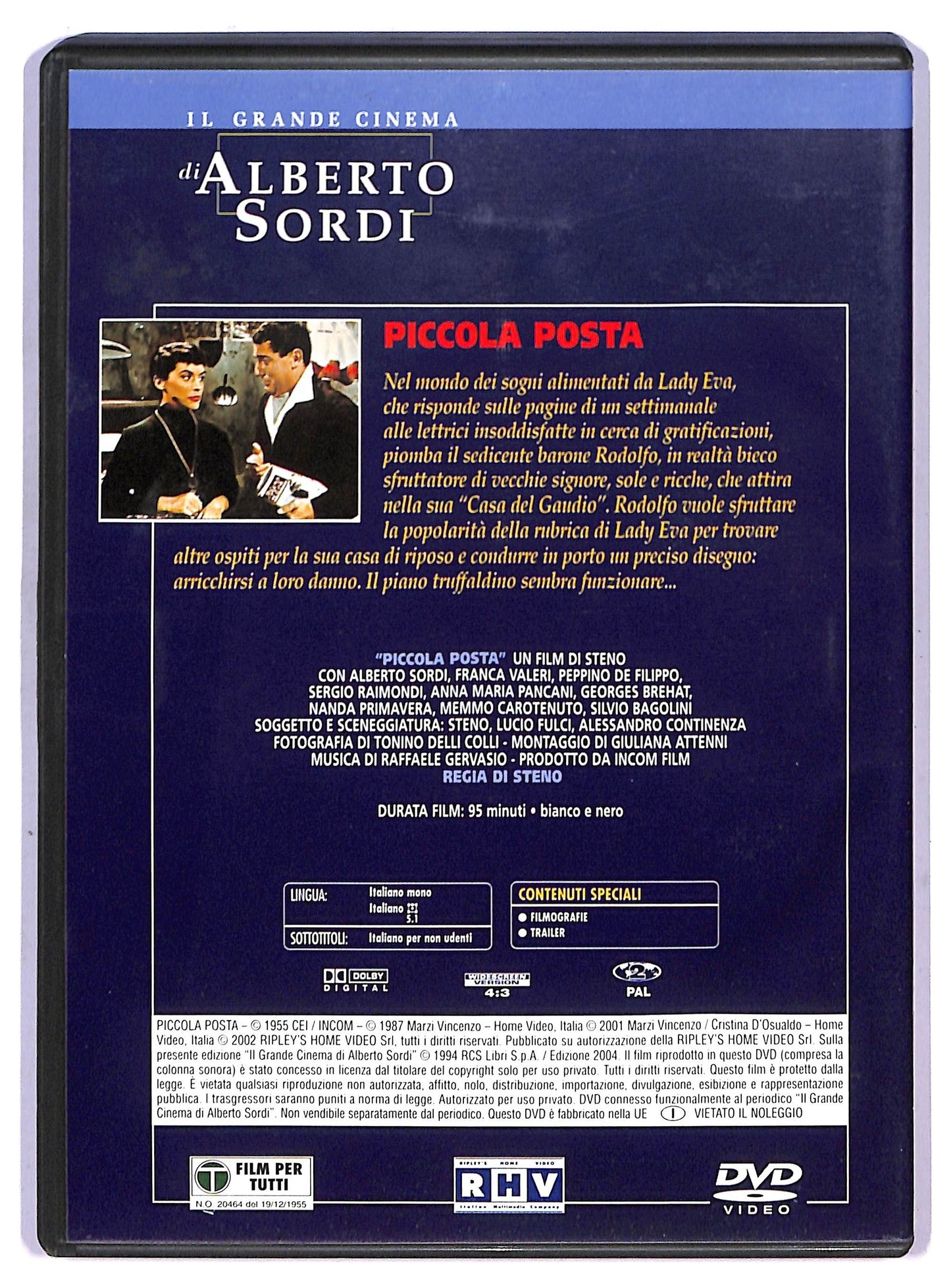 EBOND Piccola posta EDITORIALE DVD D755207