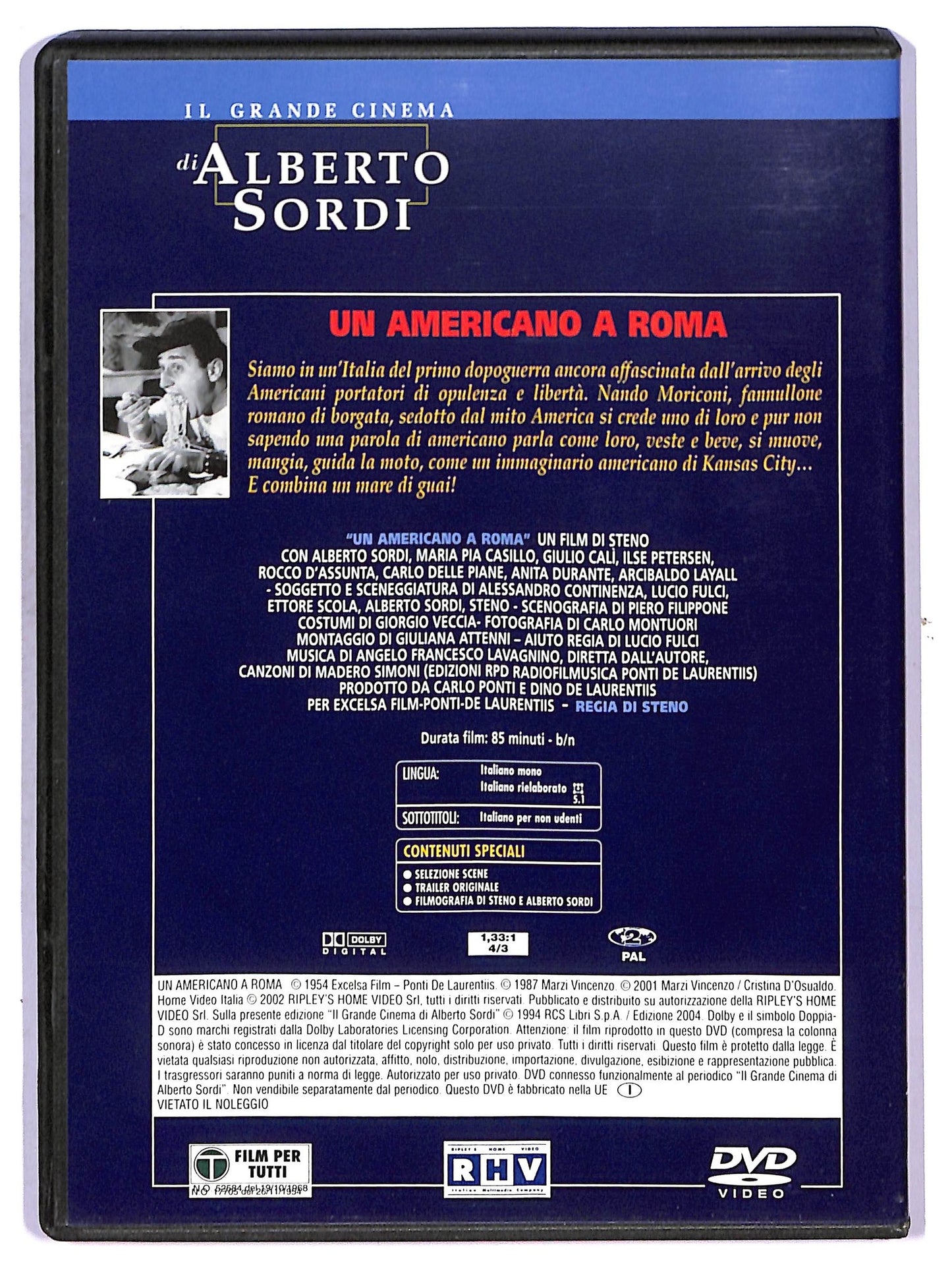 EBOND Un americano a Roma EDITORIALE DVD D755208