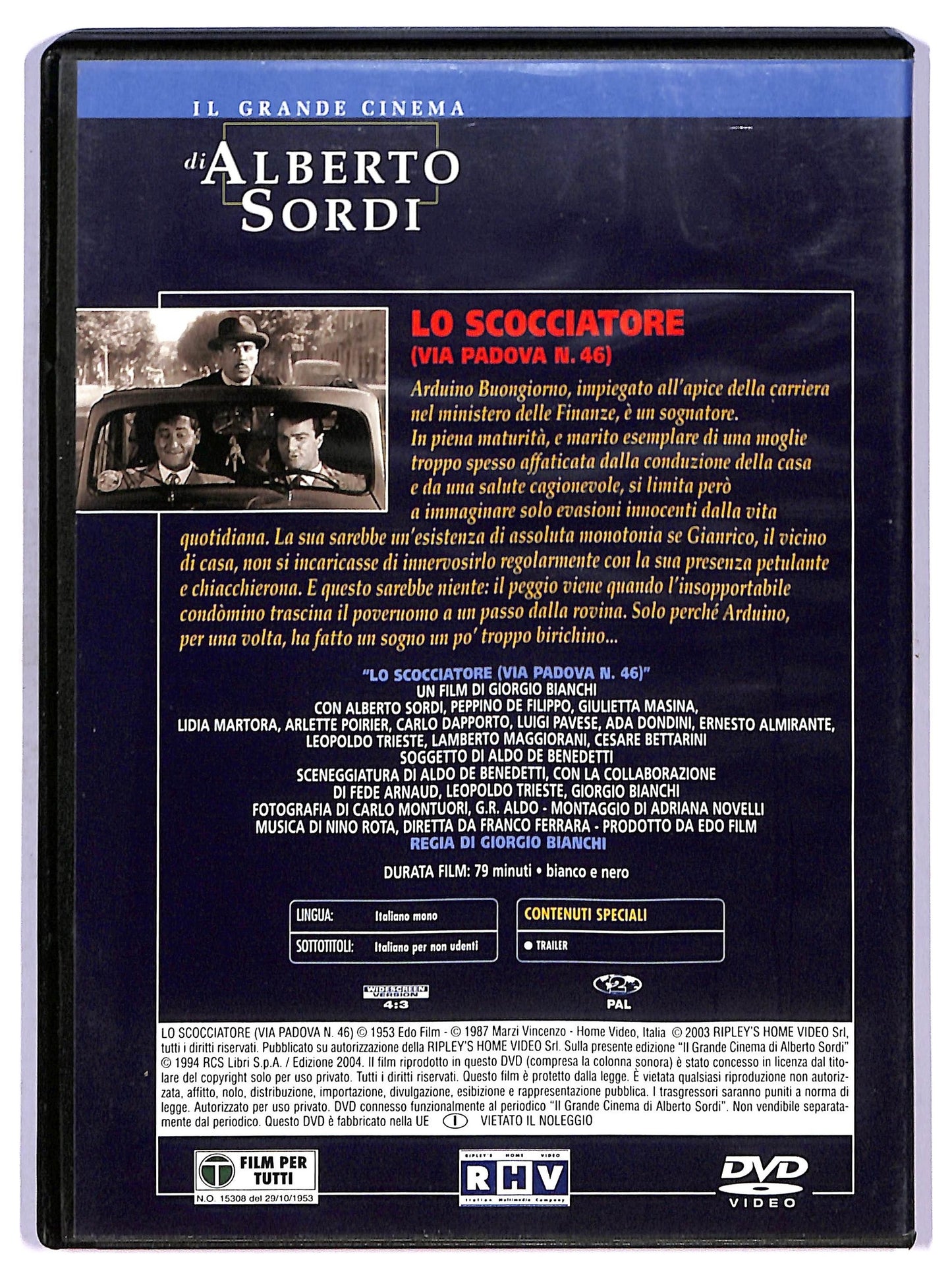 EBOND Lo scocciatore (Via Padova 46) EDITORIALE DVD D755248