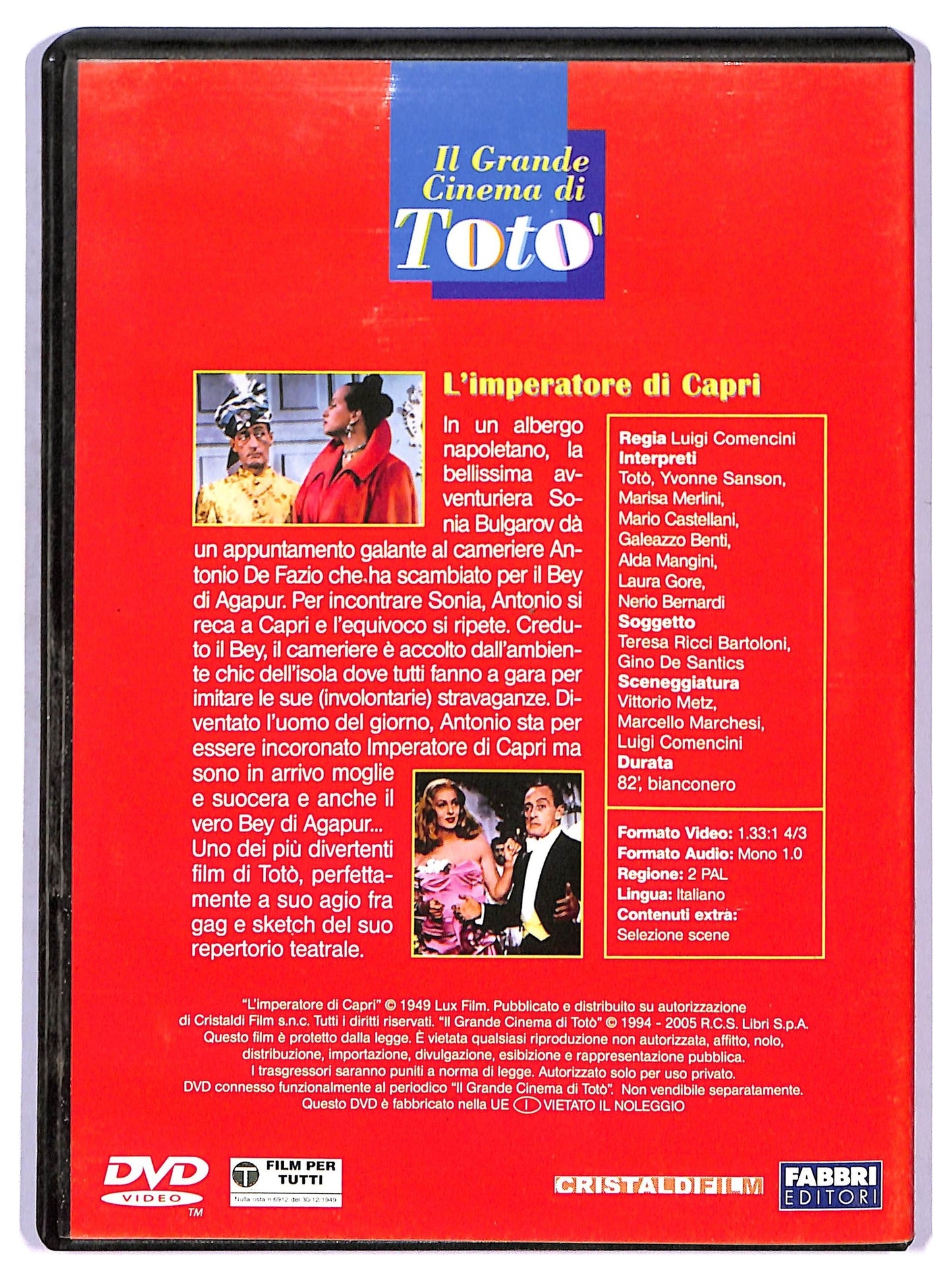 EBOND L'imperatore Di Capri DVD EDITORIALE D755252