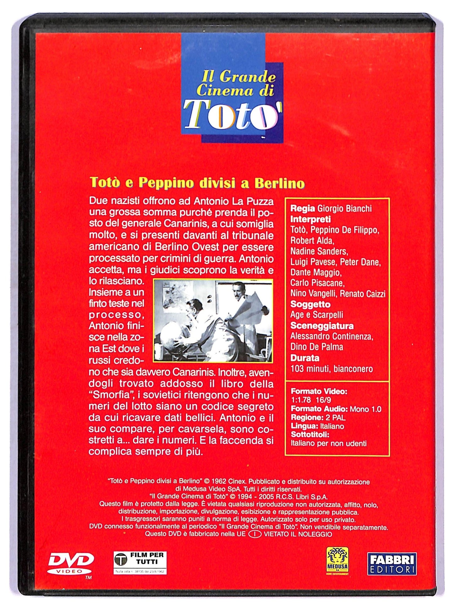 EBOND Toto - Toto e Peppino divisi a Berlino EDITORIALE DVD D755259