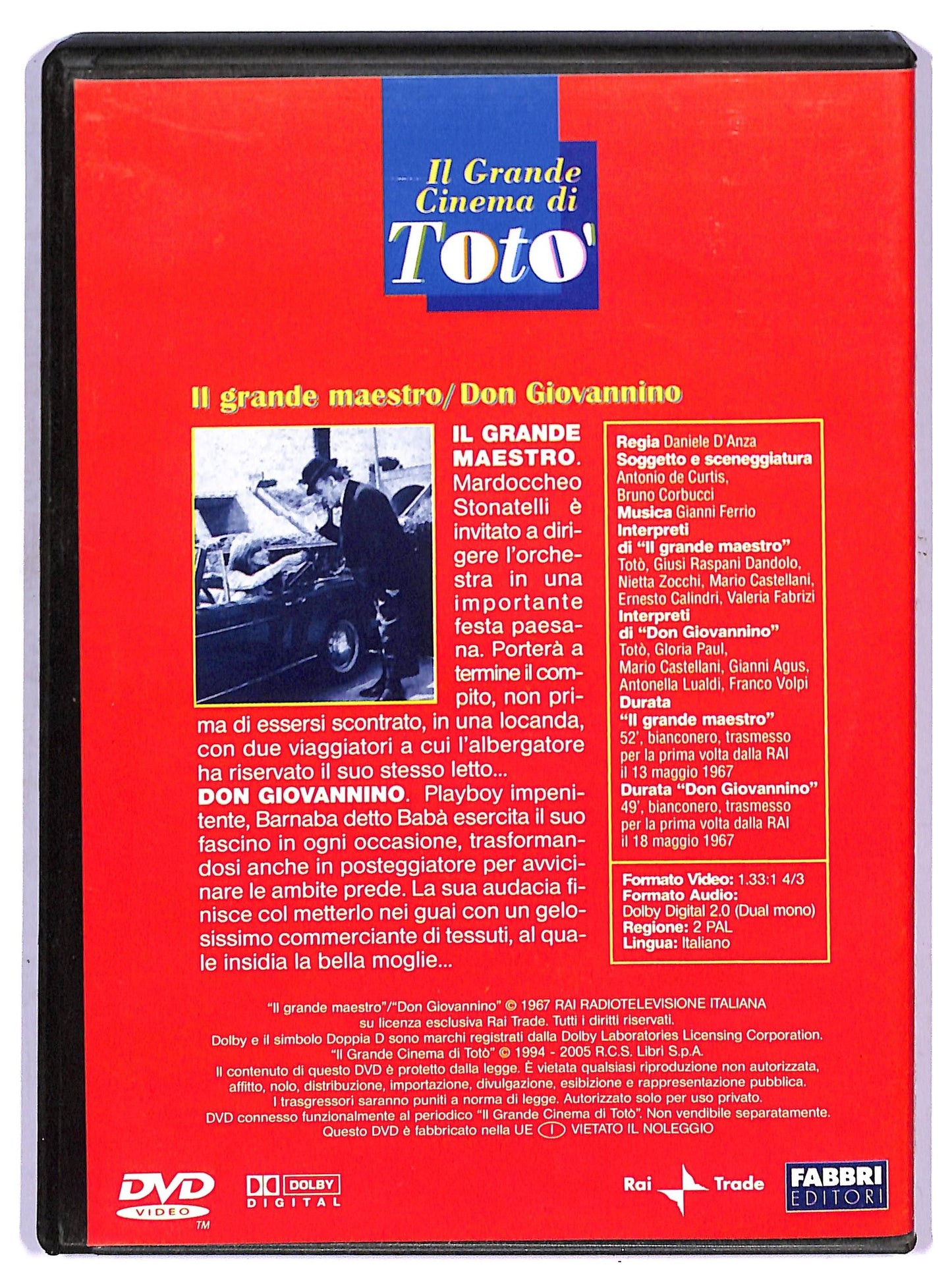 EBOND il grande maestro/don giovannino EDITORIALE DVD D755305