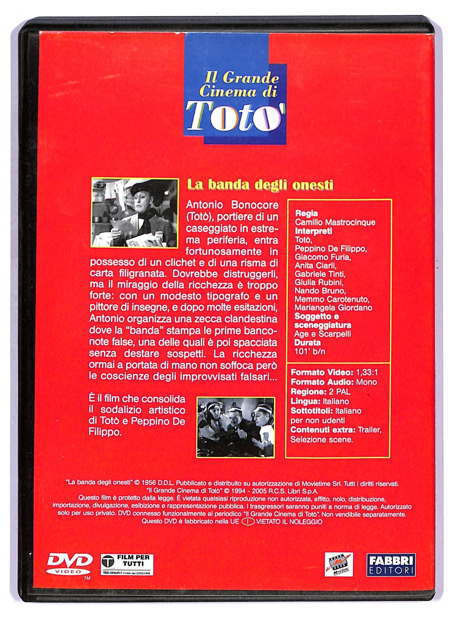 EBOND La banda degli onesti EDITORIALE DVD D755319