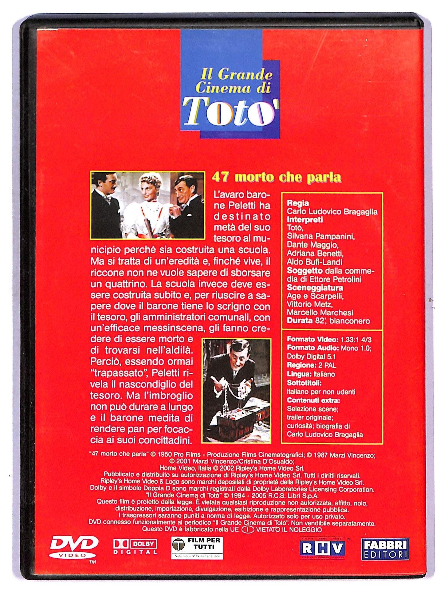 EBOND toto' - 47 morto che parla EDITORIALE DVD D755325