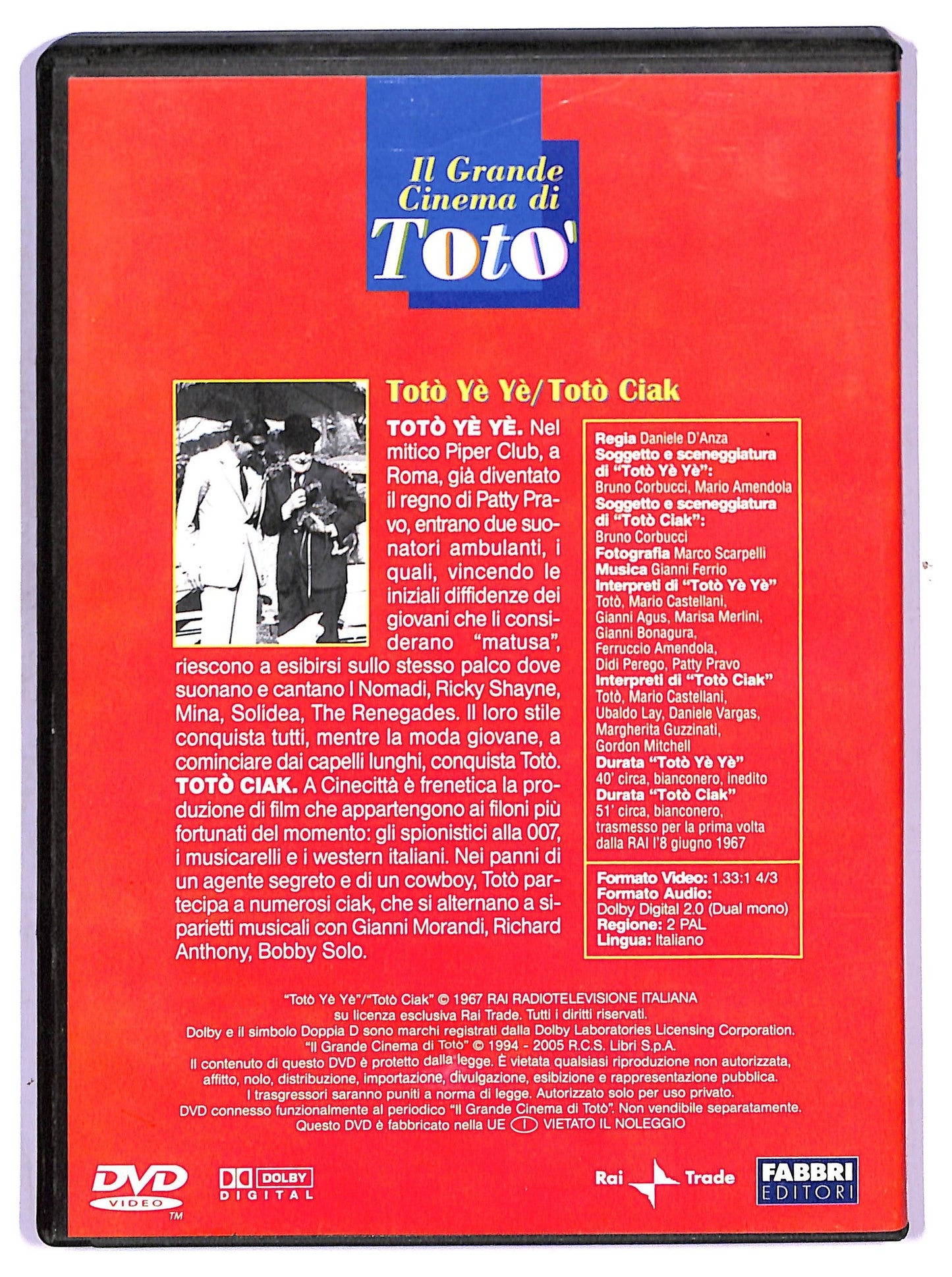 EBOND Toto ye ye/Toto ciak - EDITORIALE DVD D755335