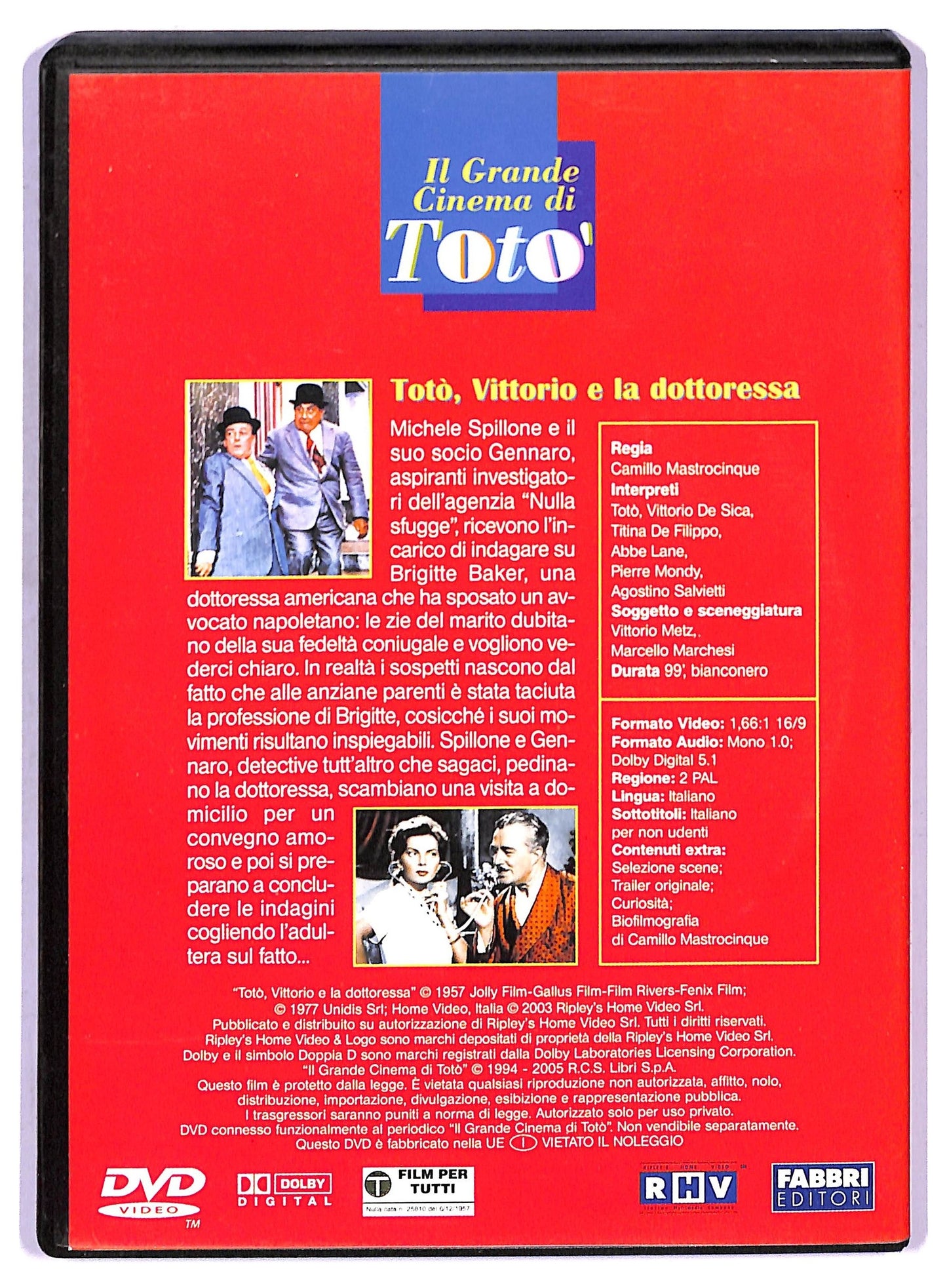 EBOND Toto, Vittorio e la dottoressa EDITORIALE DVD D755338