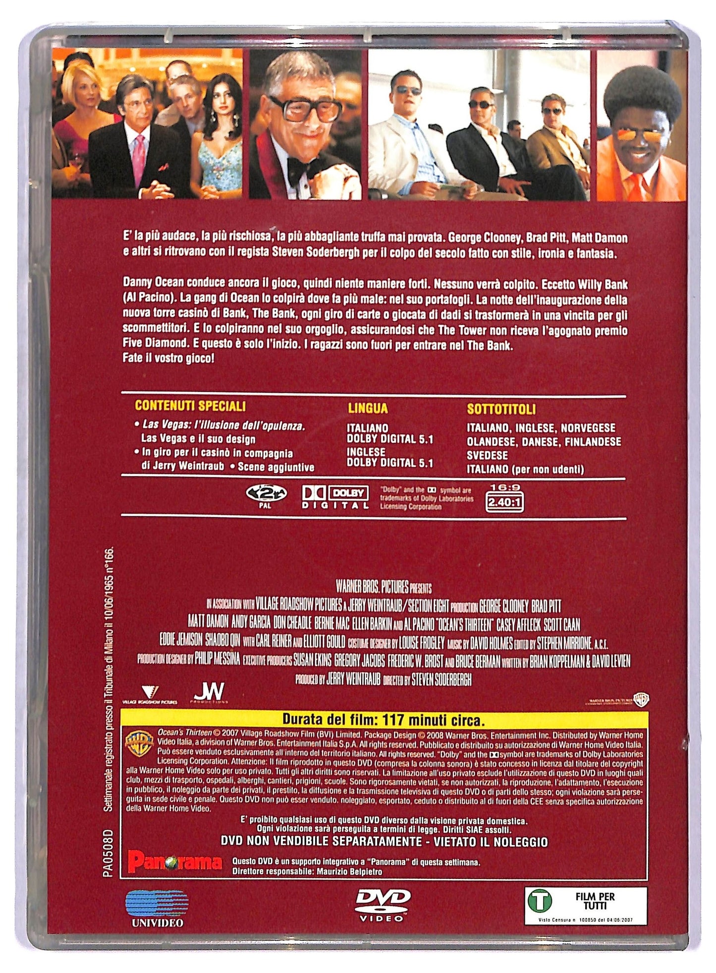 EBOND Ocean's Thirteen DVD Editoriale D755355