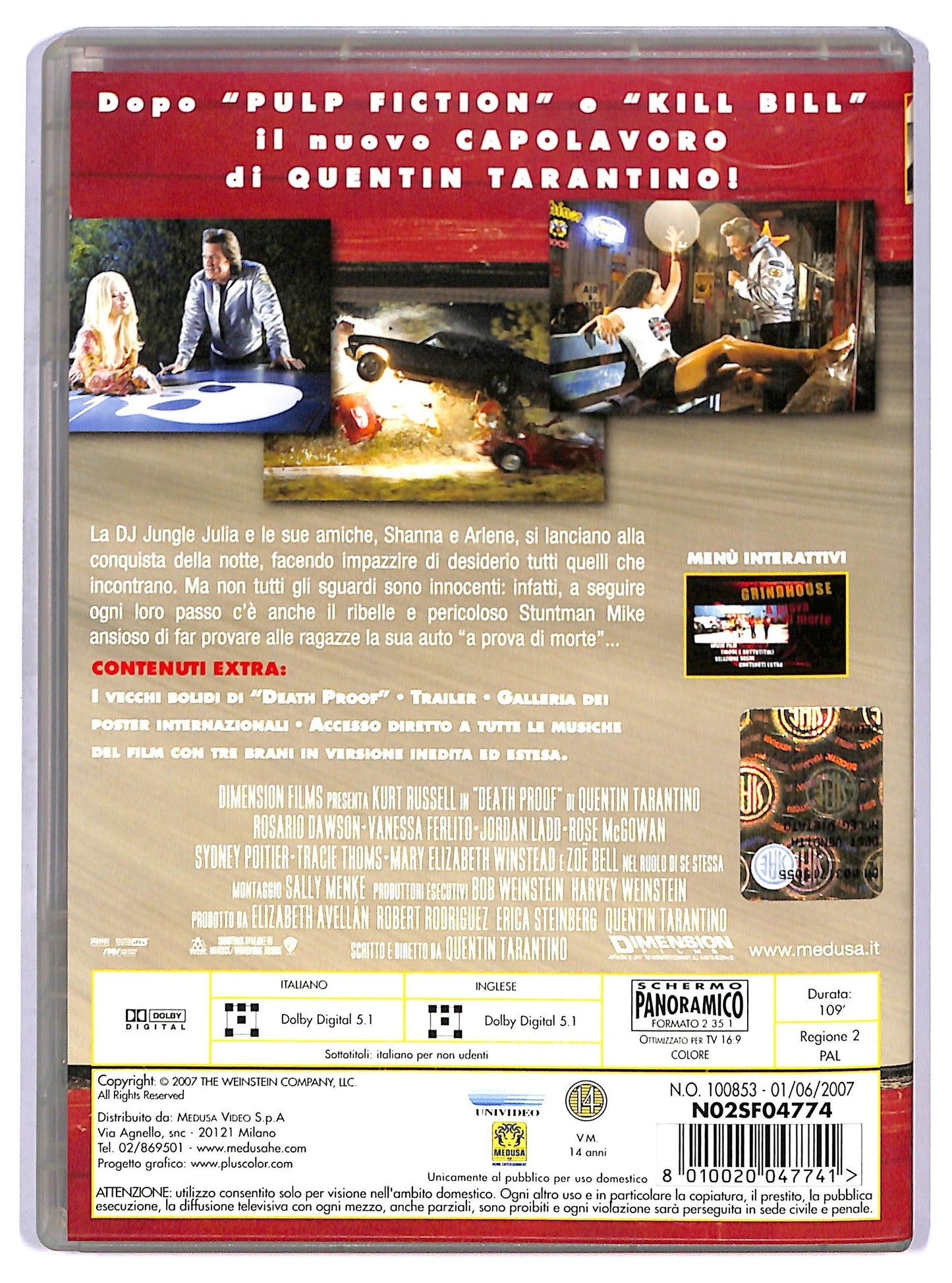 EBOND Grindhouse - A prova di morte DVD D755442