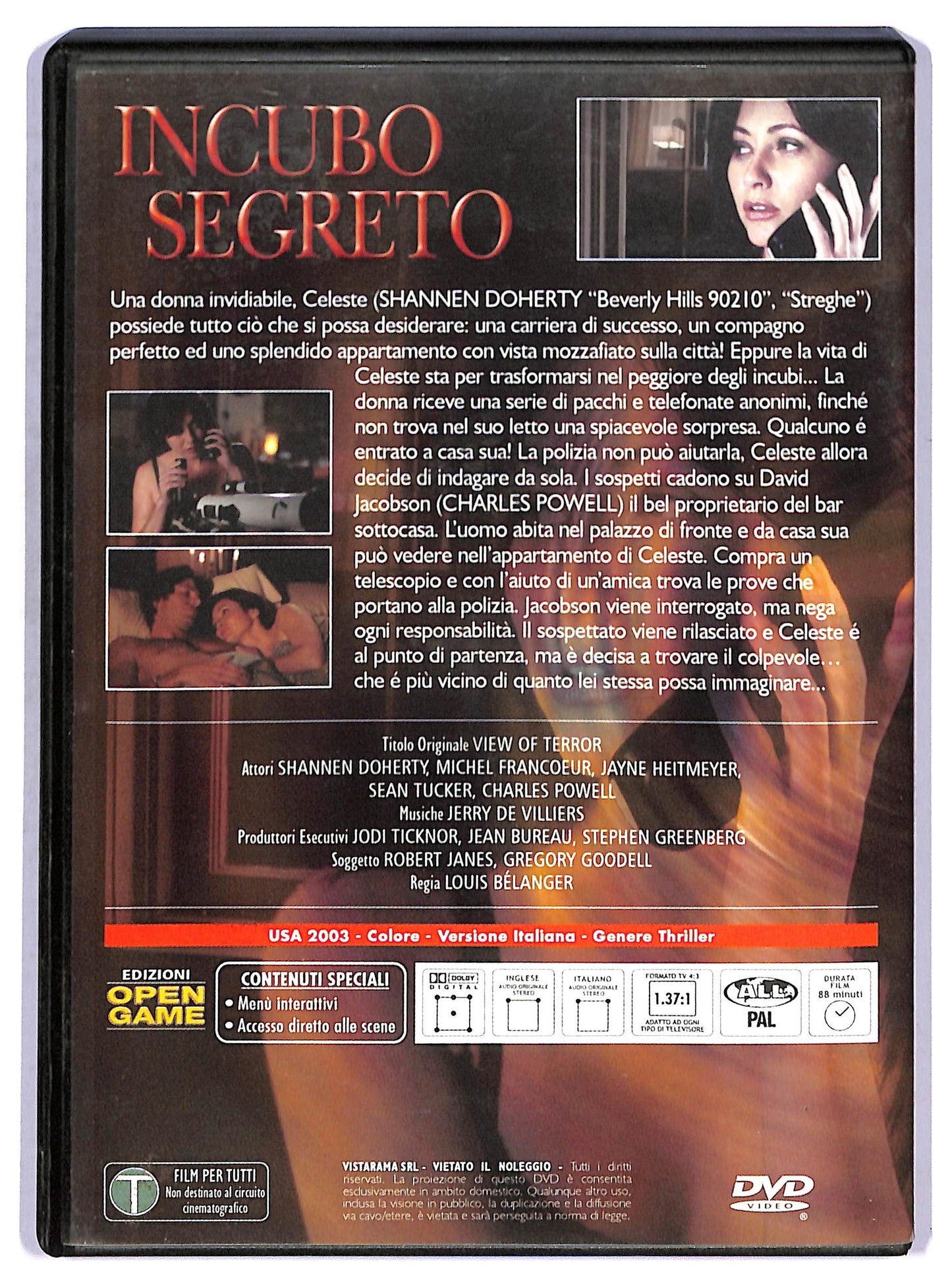 EBOND incubo segreto EDITORIALE DVD D755515