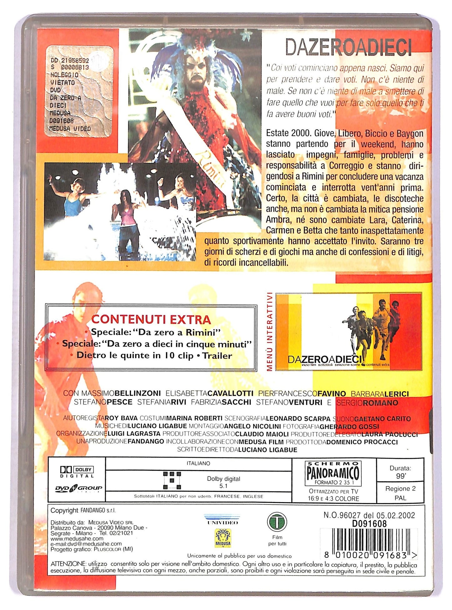 EBOND Da zero a dieci DVD D755601