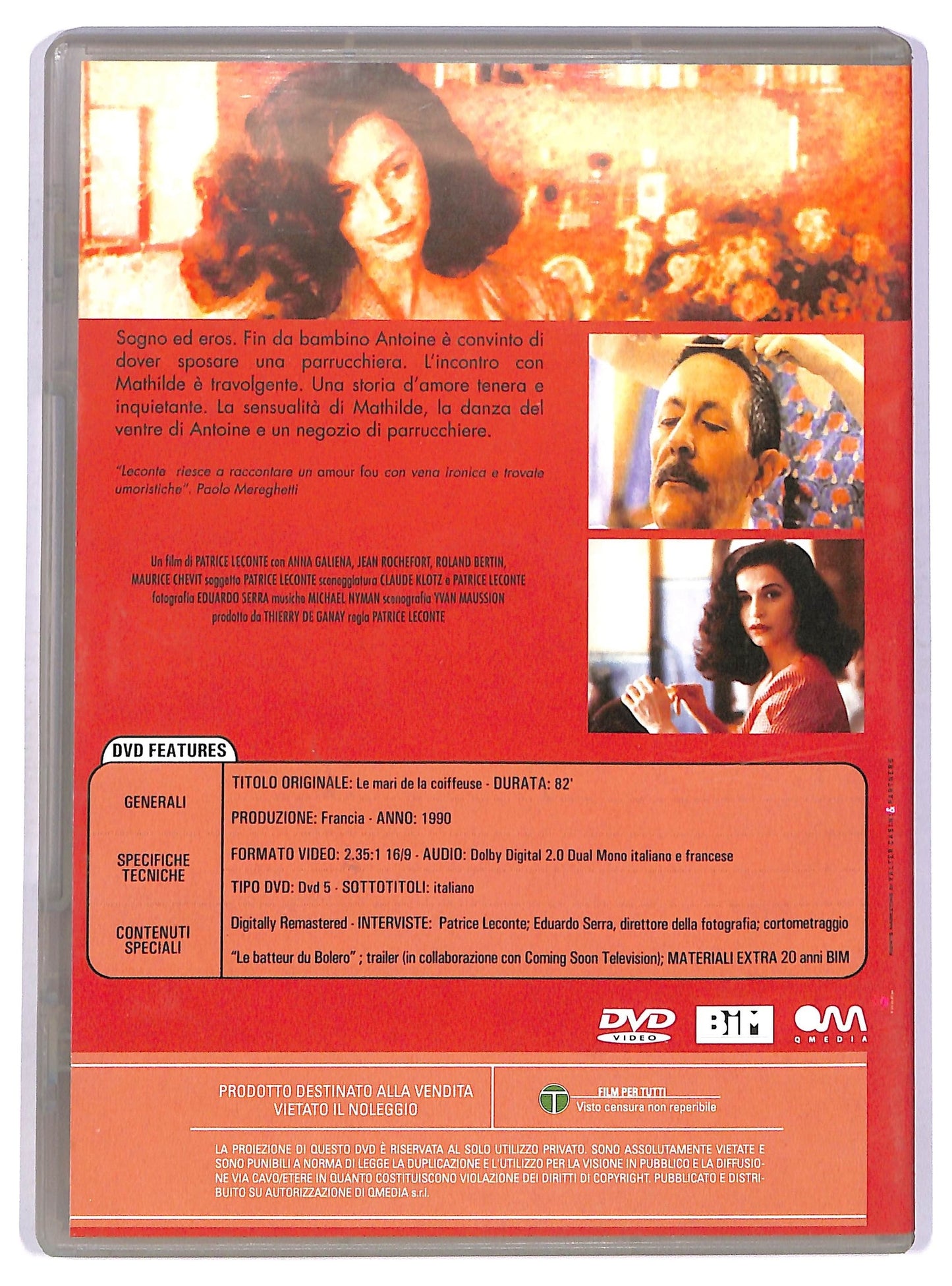 EBOND Il marito della parrucchiera EDITORIALE DVD D755715