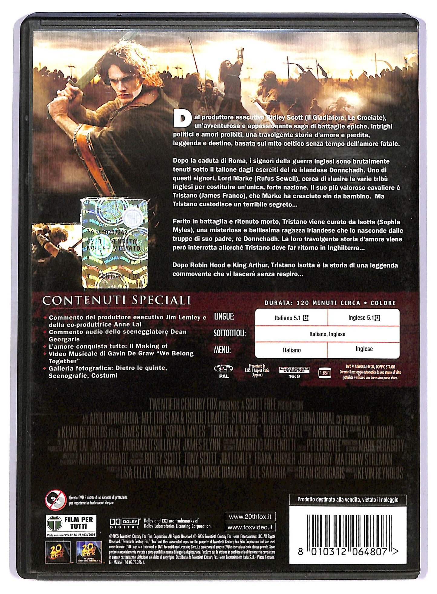 EBOND Tristano E Isotta DVD D755743