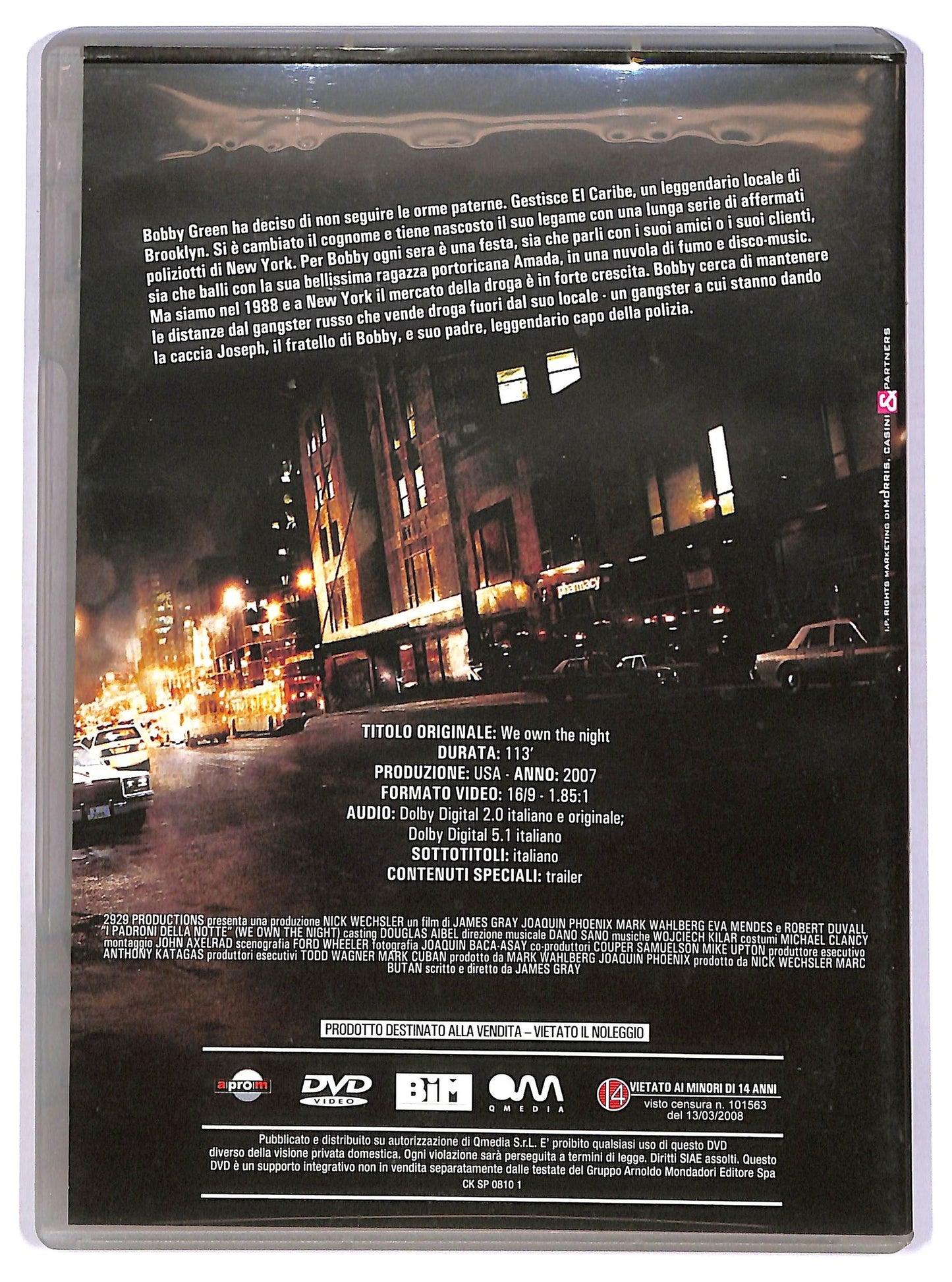 EBOND I padroni della notte DVD D755755