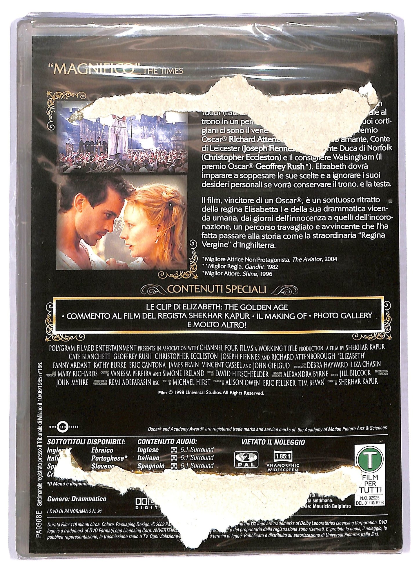 EBOND Elizabeth DVD Editoriale D755814