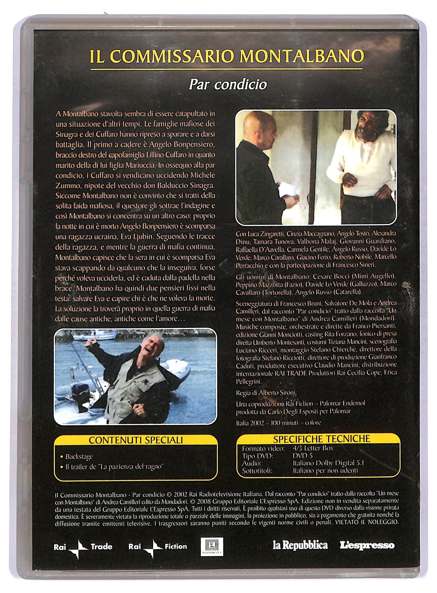 EBOND Il commissario Montalbano 12 - Par condicio EDITORIALE DVD D755917