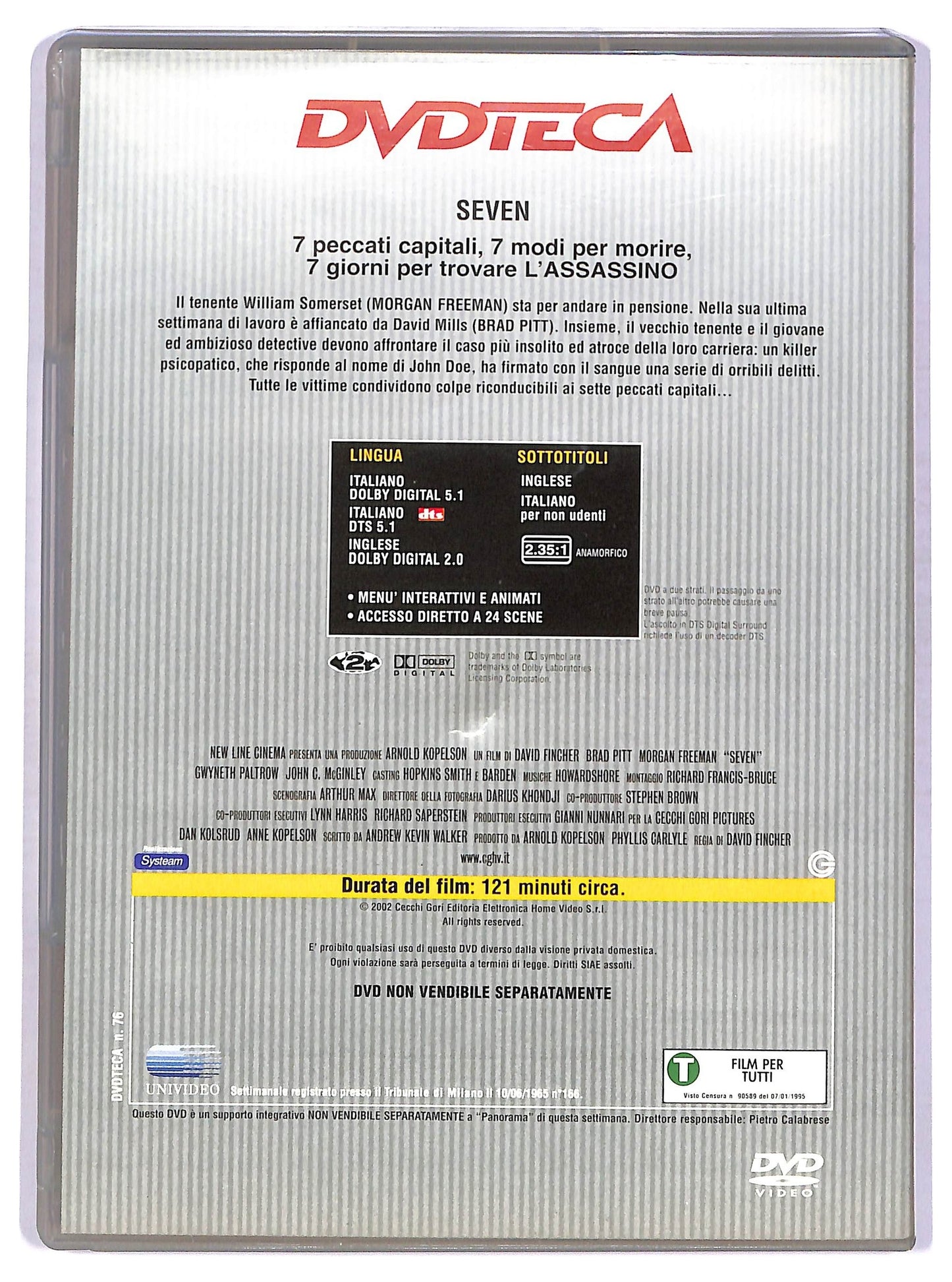 EBOND Seven EDITORIALE DVD D755919