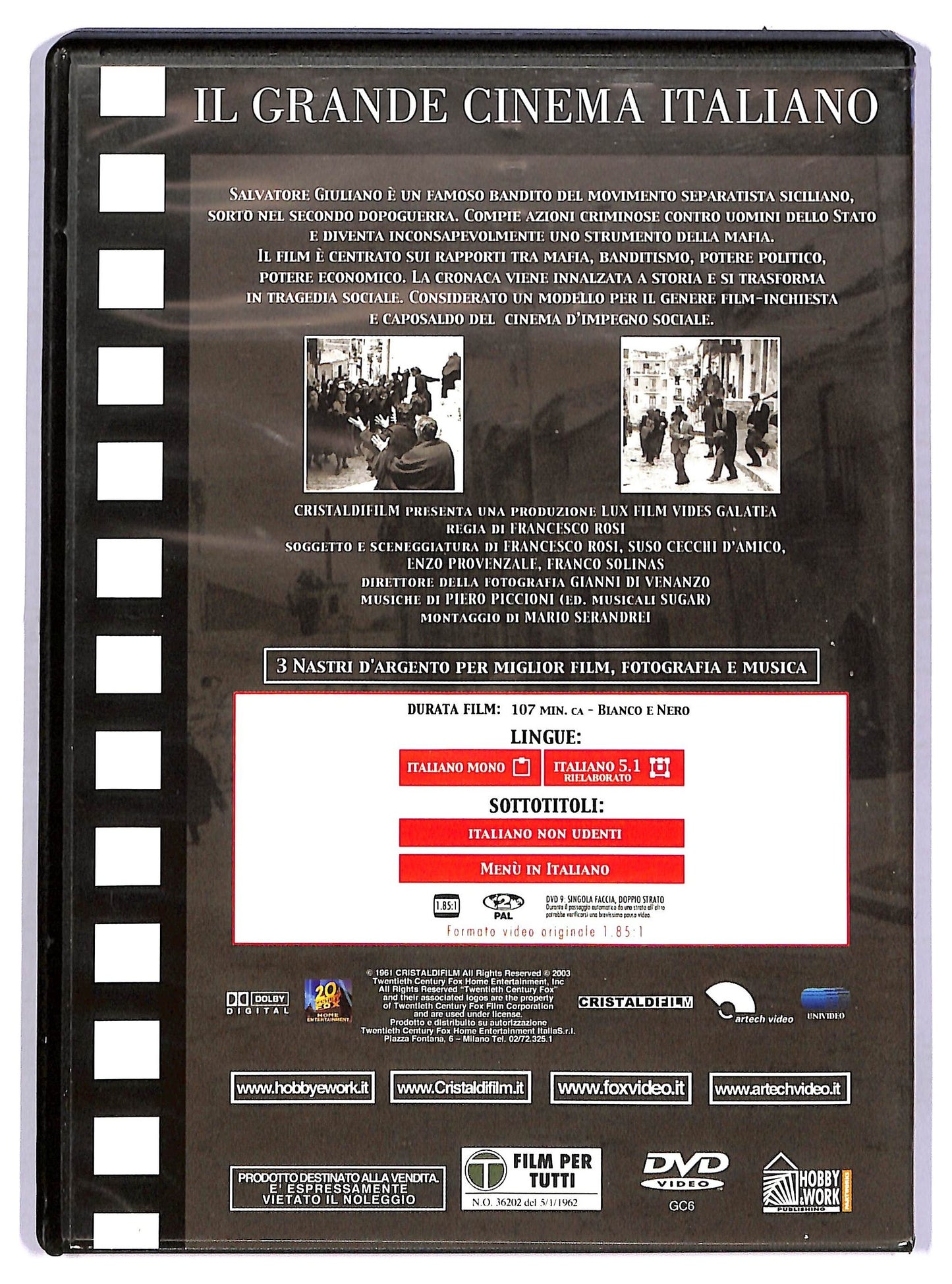 EBOND Salvatore Giuliano EDITORIALE DVD D755929
