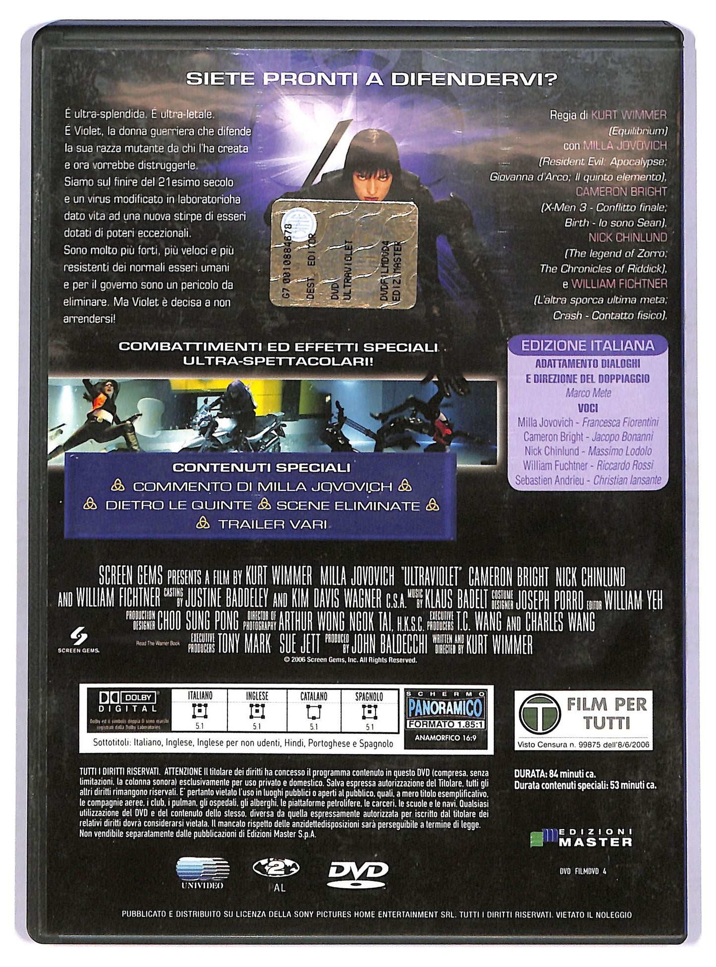 EBOND Ultraviolet EDITORIALE DVD D755958
