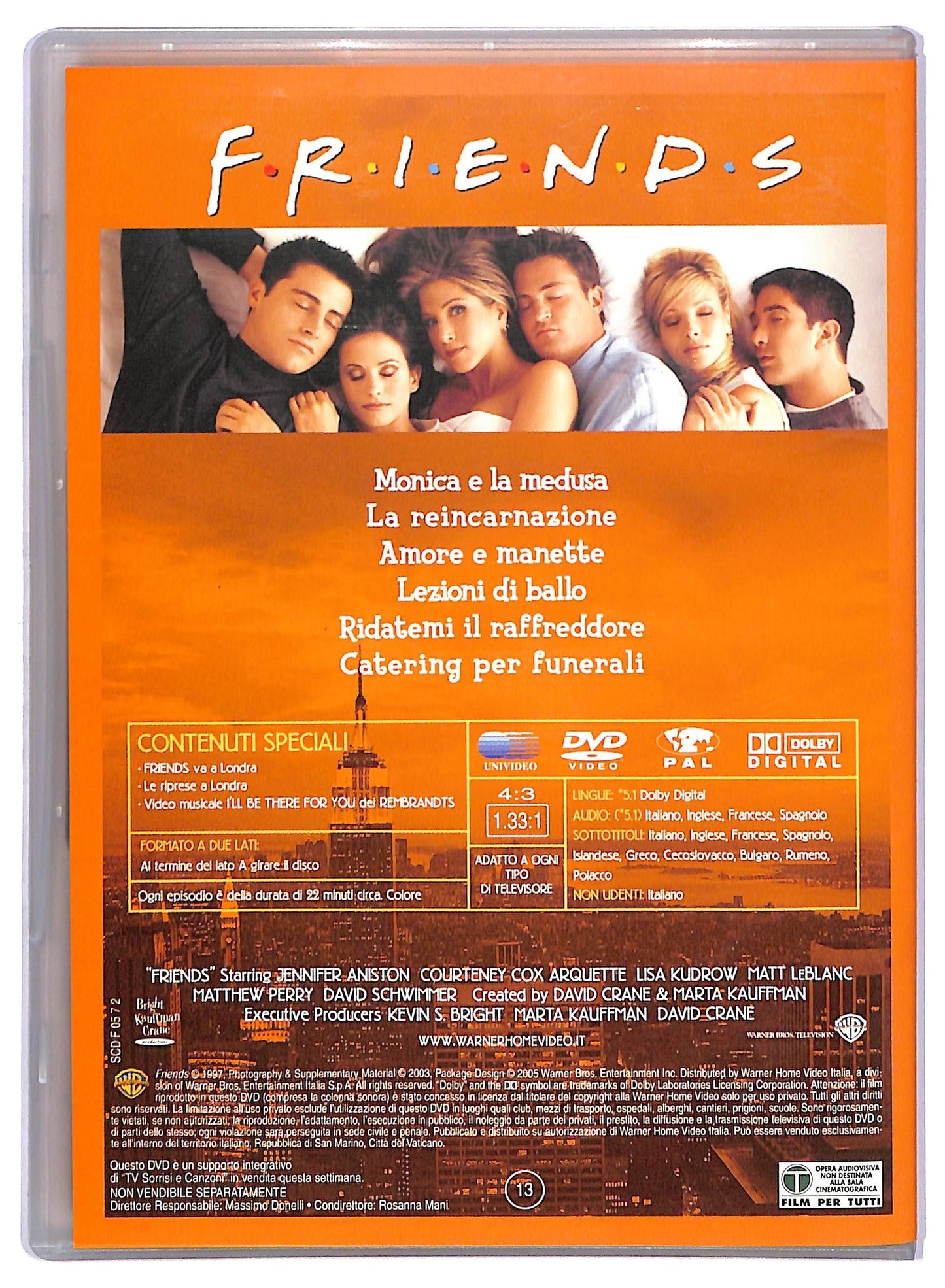 EBOND Friends Stagione 4 Episodi 1 - 6 EDITORIALE DVD D756005