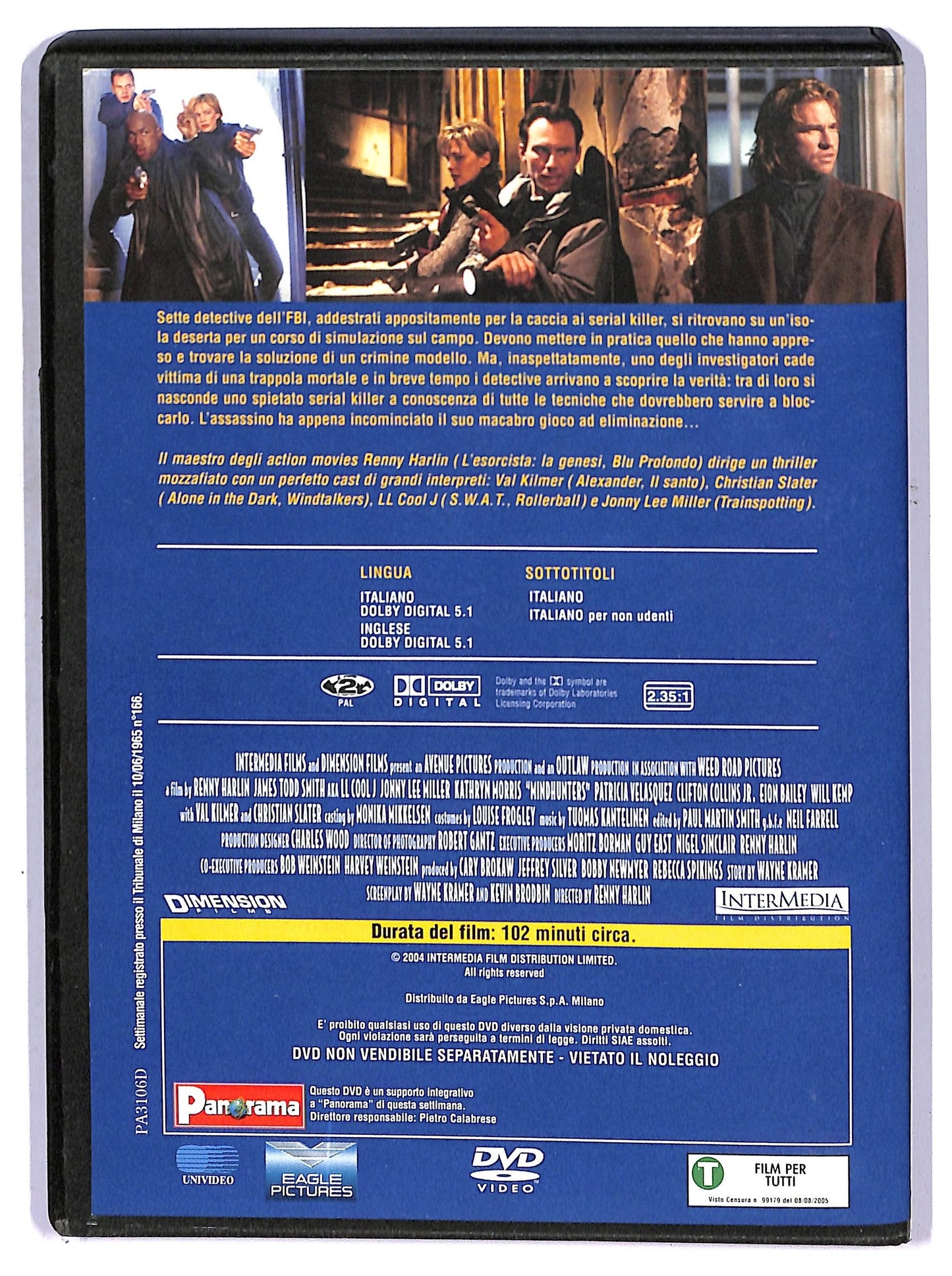 EBOND Nella mente del serial killer EDITORIALE DVD D756023