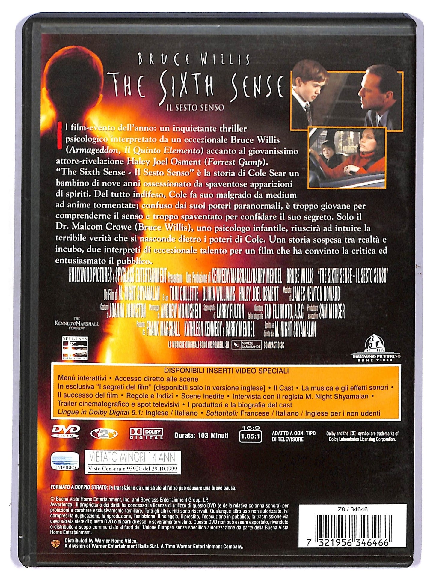 EBOND Ebondthe Sixth Sense DVD D756102