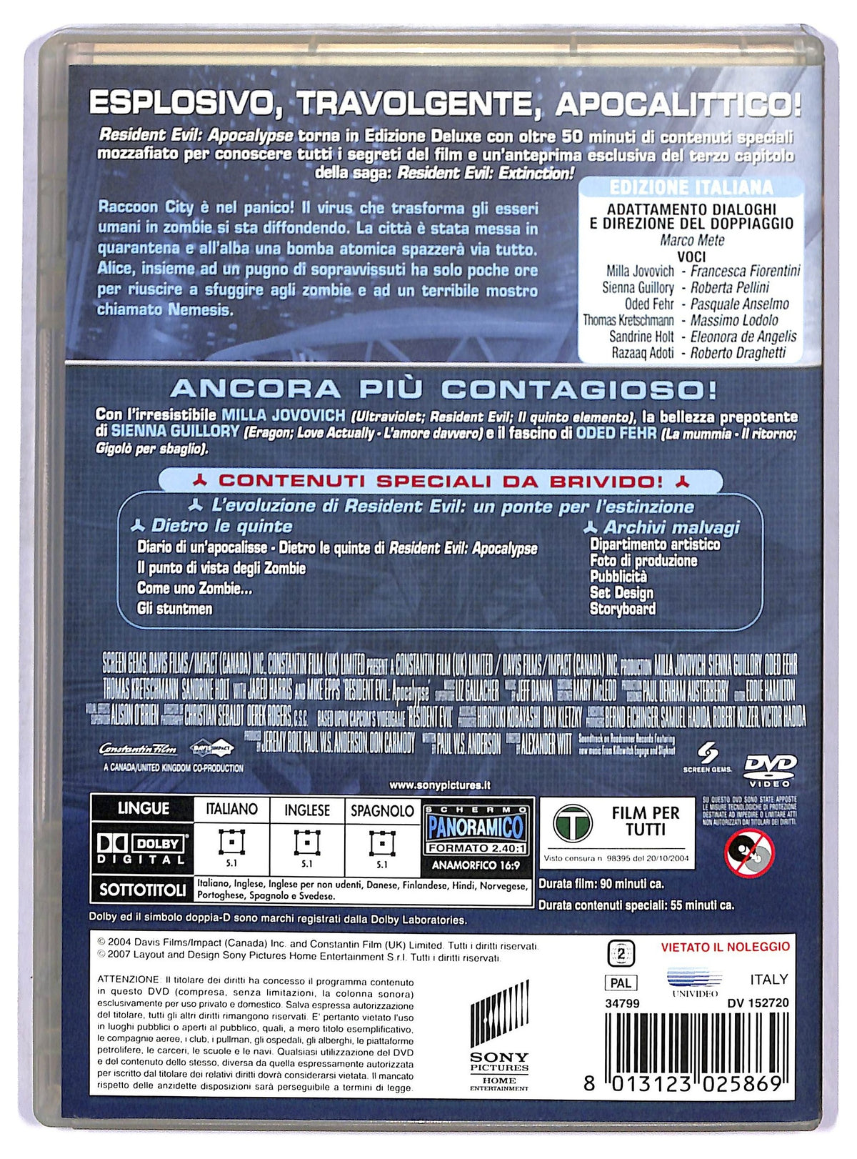 EBOND Resident Evil - Apocalypse (deluxe Edition) DVD D756125