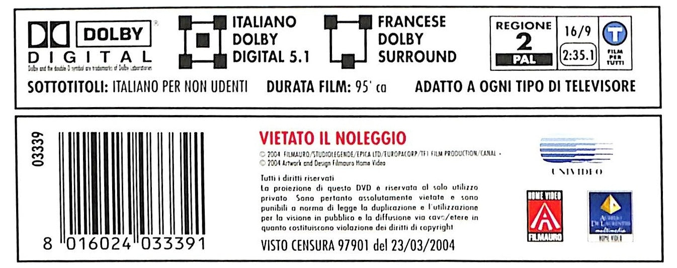 EBOND I fiumi di porpora 2 SPECIAL EDITION 2 DVD D756131