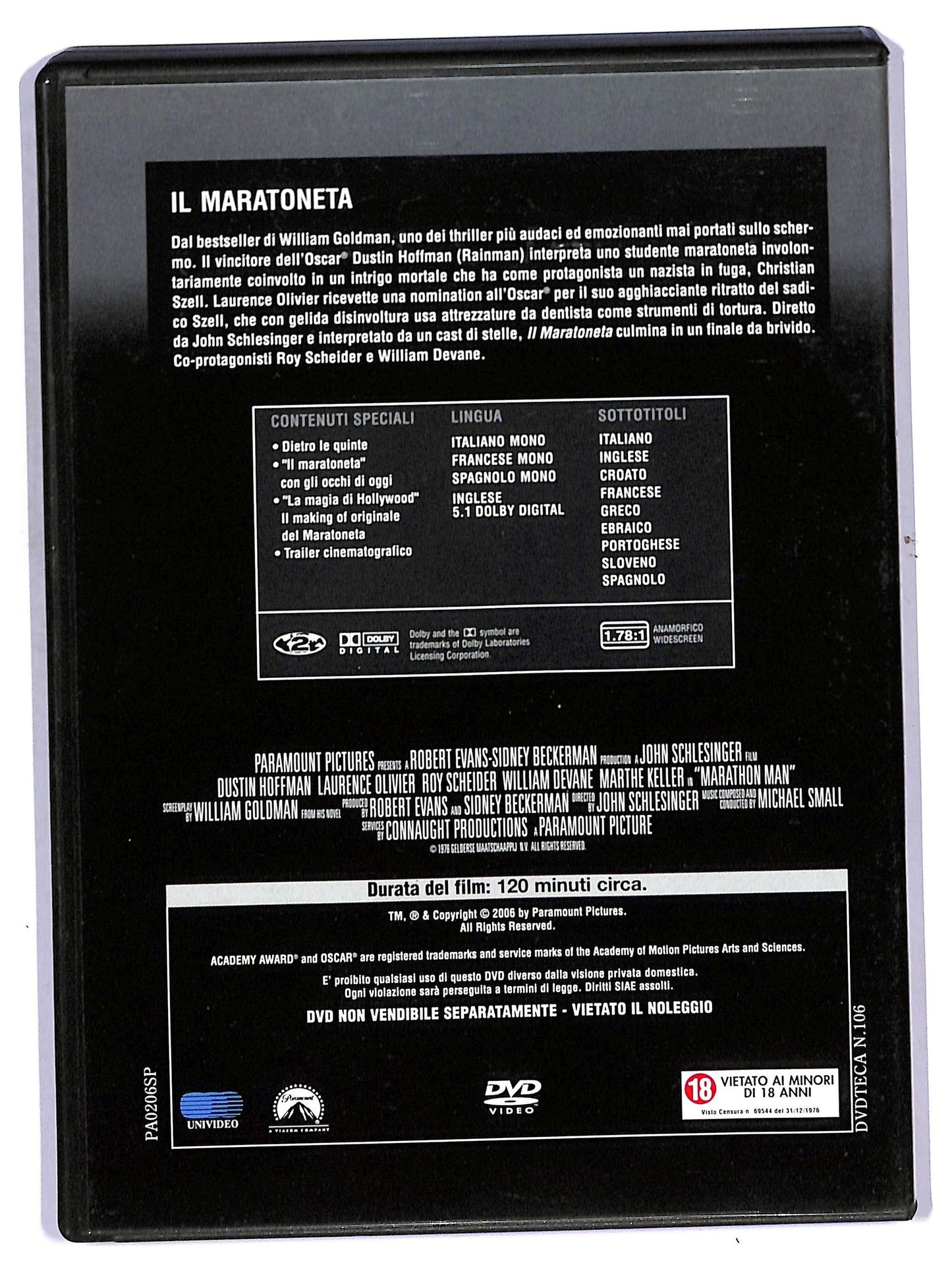 EBOND Il maratoneta EDITORIALE DVD D756142