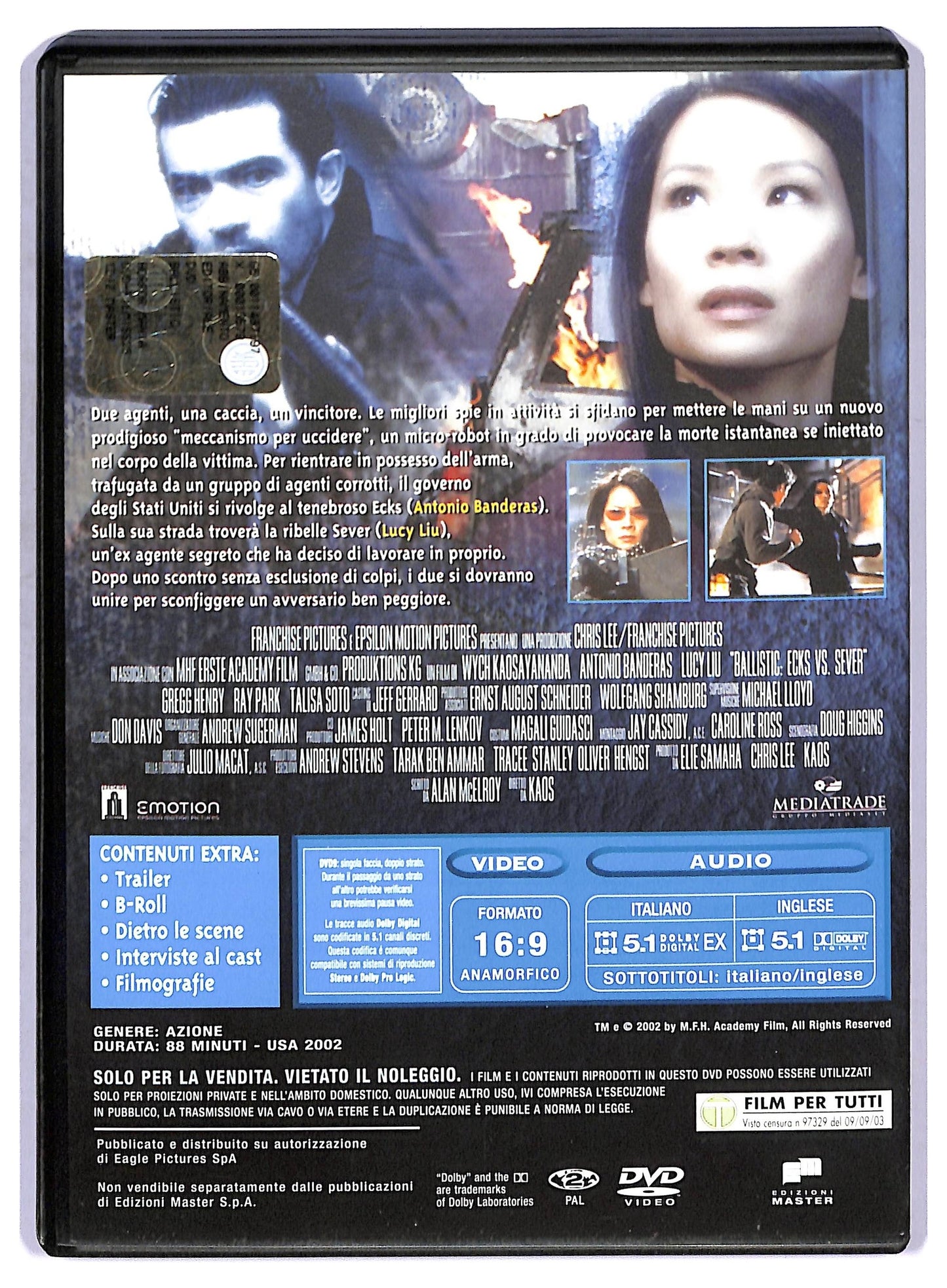 EBOND Ballistic EDITORIALE DVD D756154