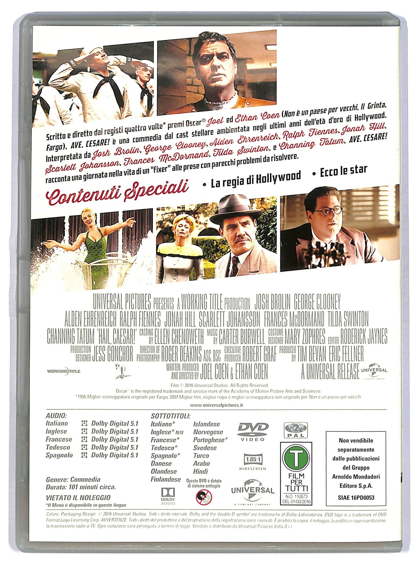 EBOND Ave, Cesare! EDITORIALE DVD D756232