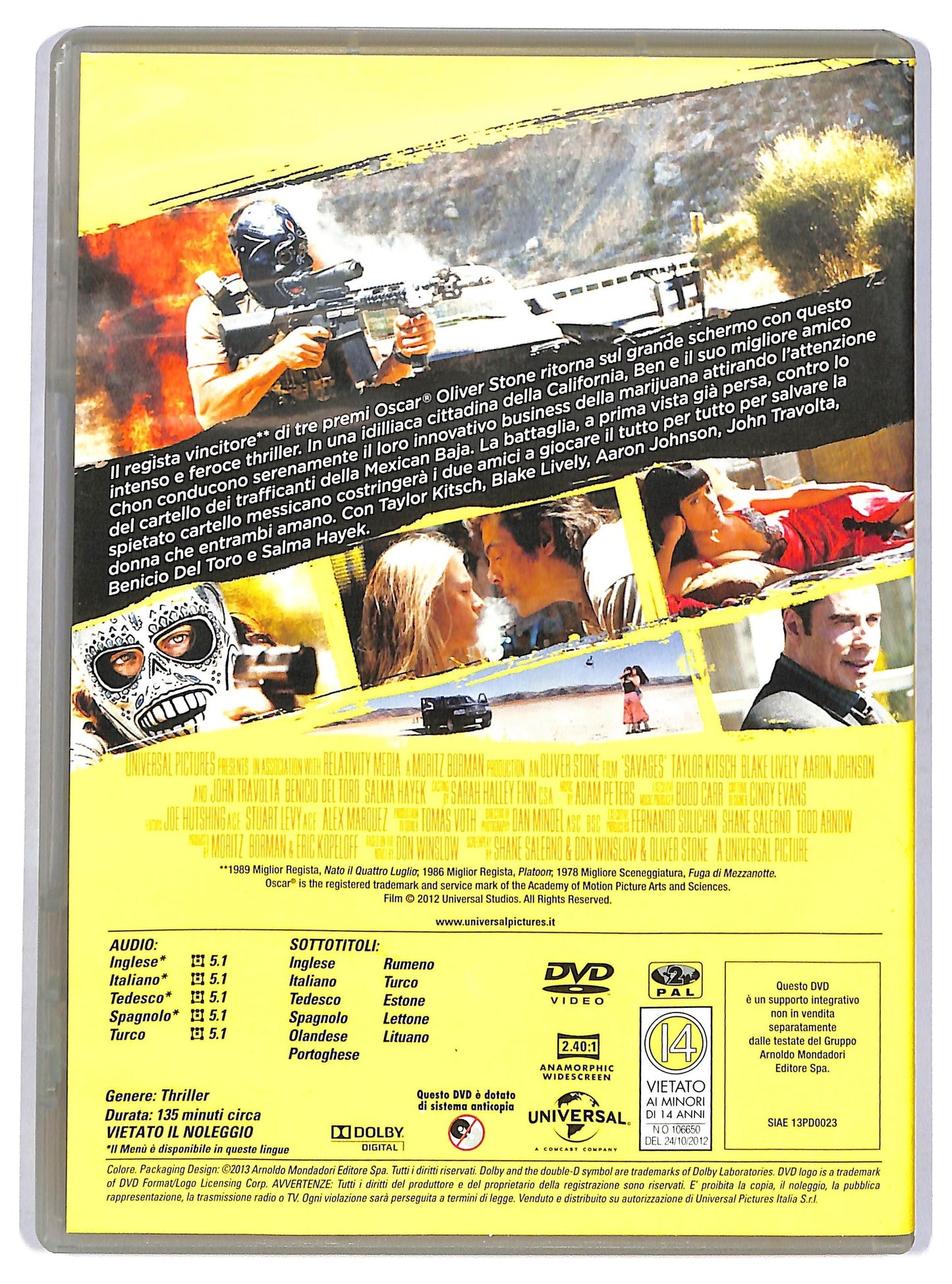 EBOND Le Belve (2012) Versione Estesa DVD Editoriale D756234
