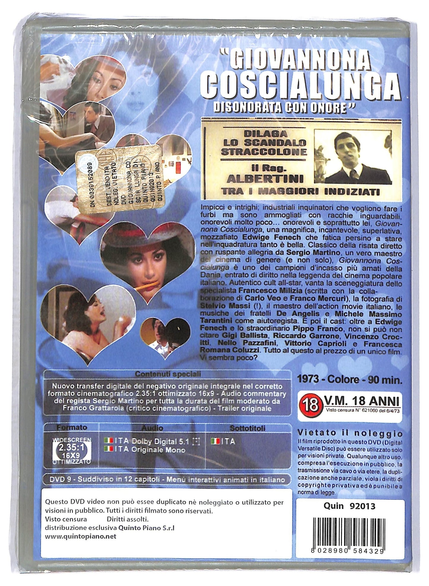 EBOND Giovannona Coscialunga disonorata con onore DVD D756510