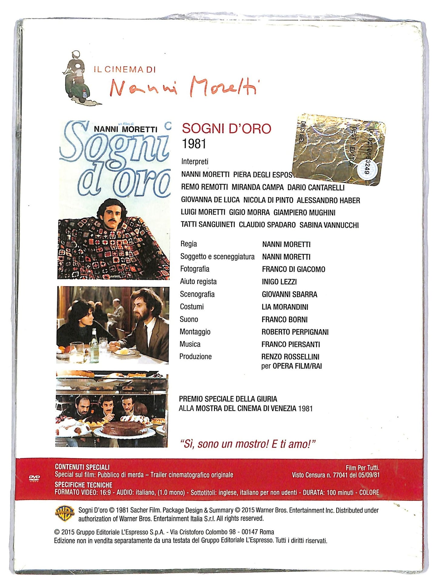 EBOND Sogni D' Oro EDITORIALE DVD D756515