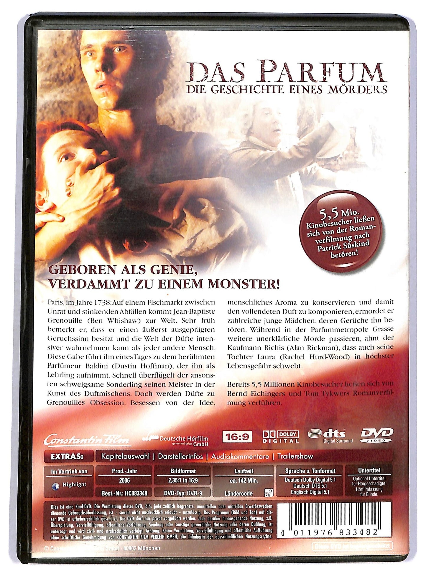 EBOND Das Parfum - Die Geschichte NO ITA EDITORIALE DVD D756628