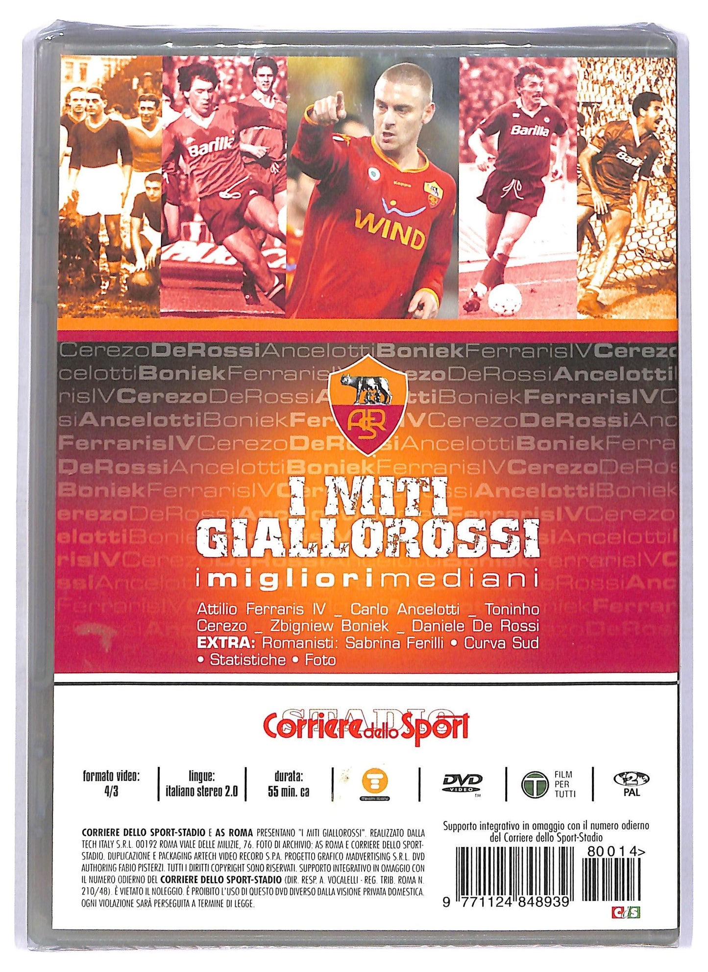 EBOND I miti giallorossi i migliori mediani EDITORIALE DVD D756659